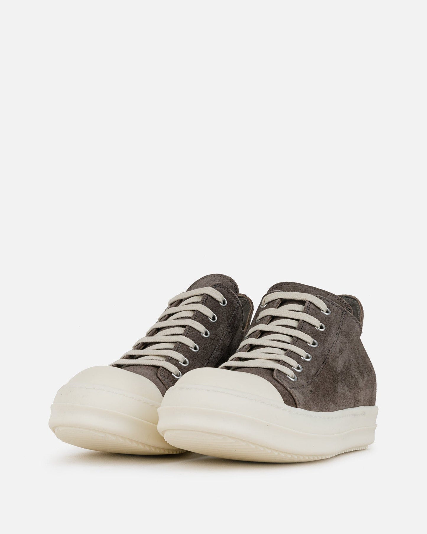 Rick Owens Men's Sneakers Low Ramones in Dust/Milk