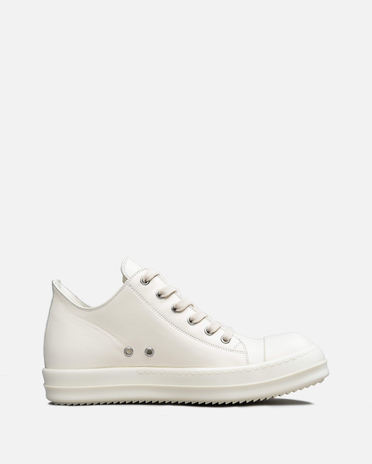Rick Owens Men's Shoes Low Ramones in Milk/Milk