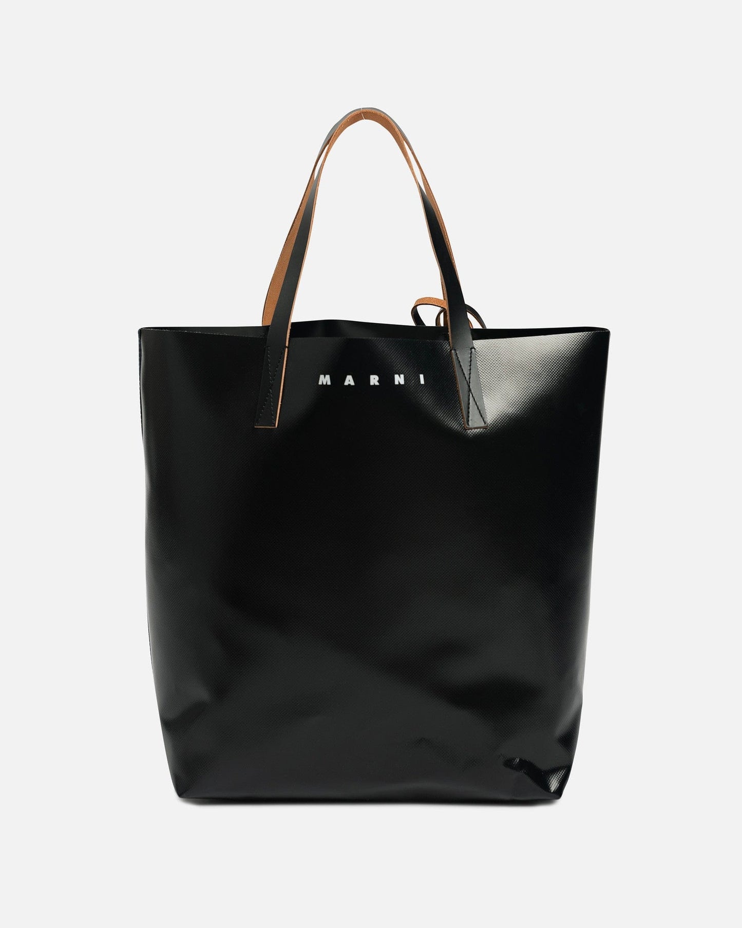 Marni Men's Bags Mani Print Tribeca Shopping Bag in Green/Blue