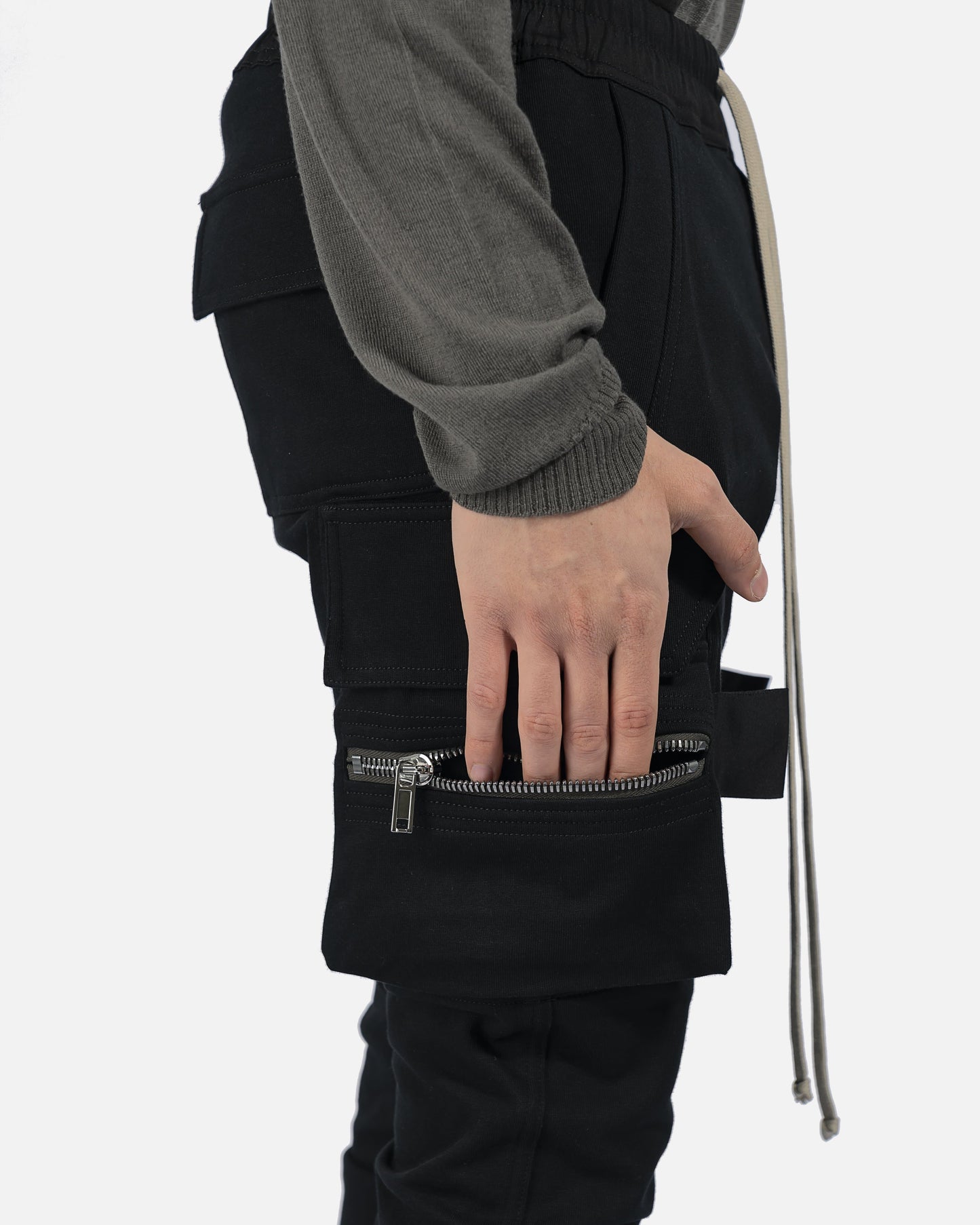 Rick Owens Men's Pants Mastodon Cargo in Black