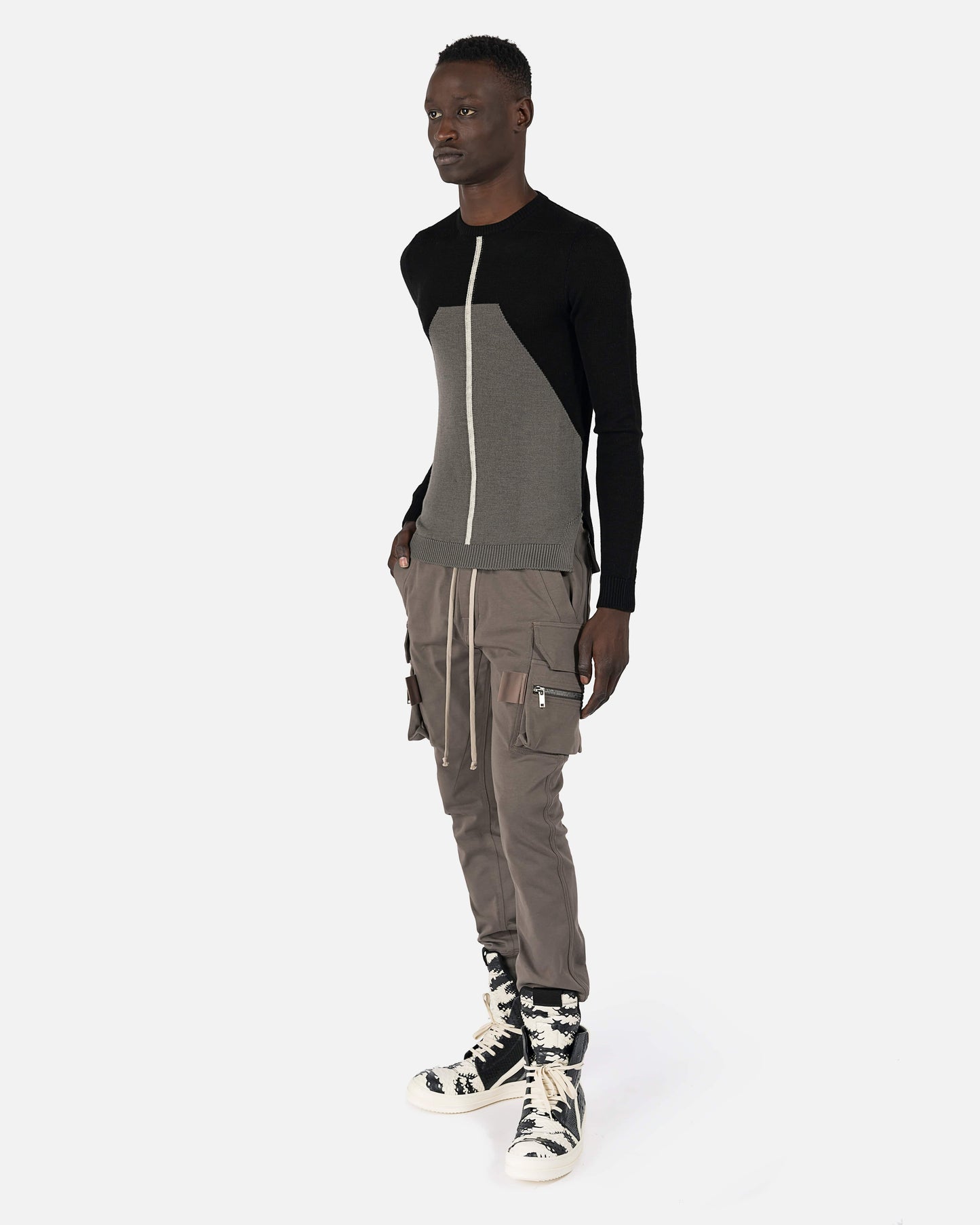 Rick Owens Men's Pants Mastodon Cargo in Dust