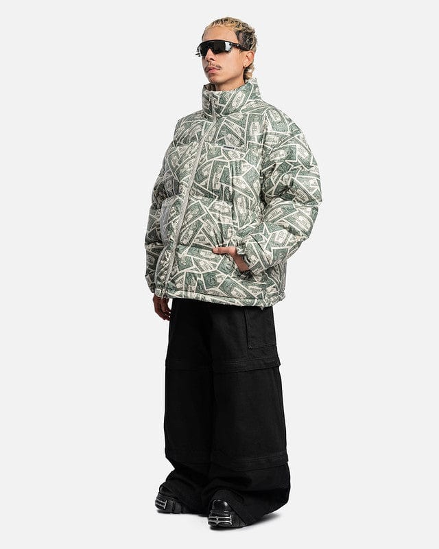 VETEMENTS Men's Jackets Million Dollar Puffer Jacket in Million Dollar
