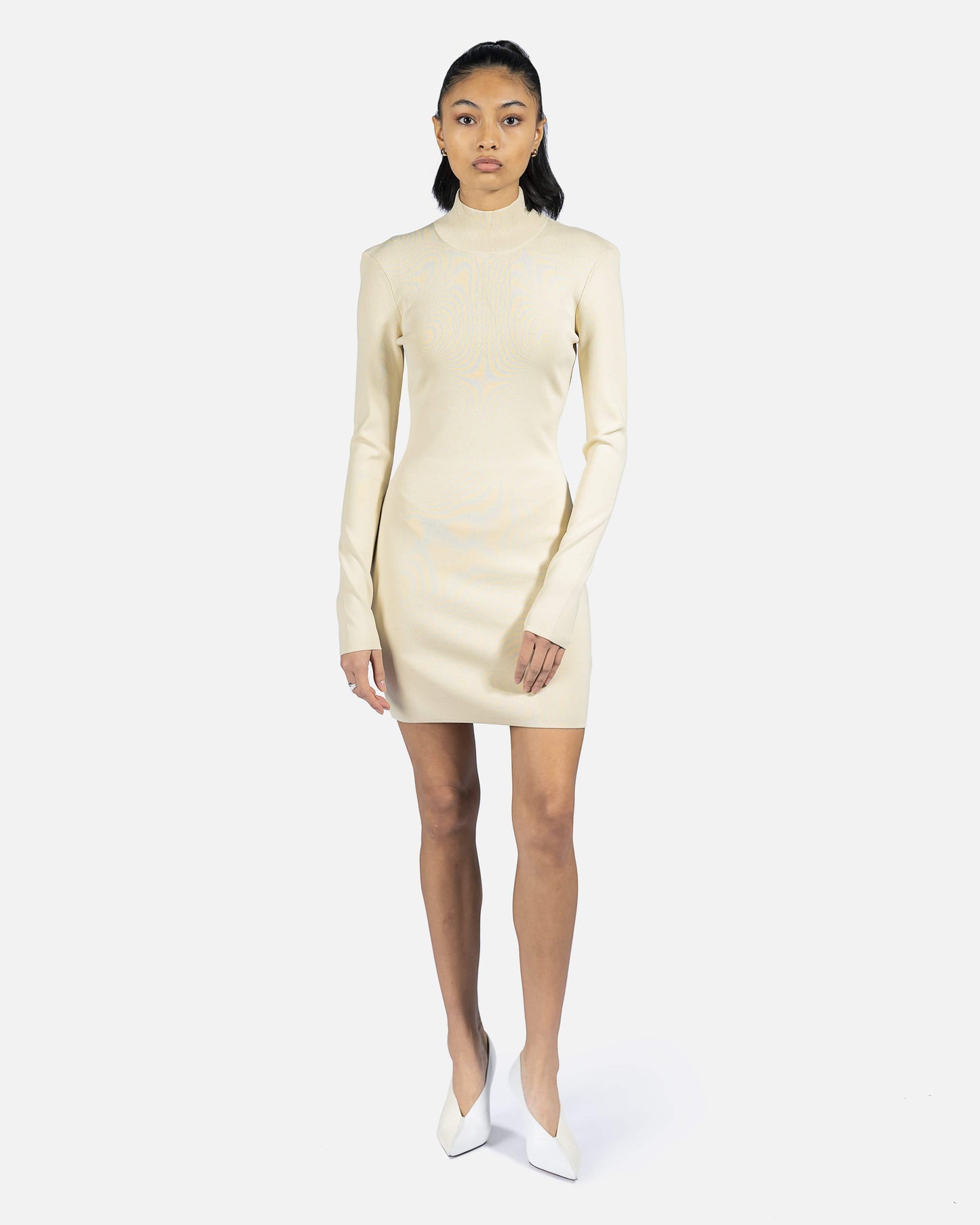 Nanushka Women Dresses Mollie Crepe Minidress in Creme