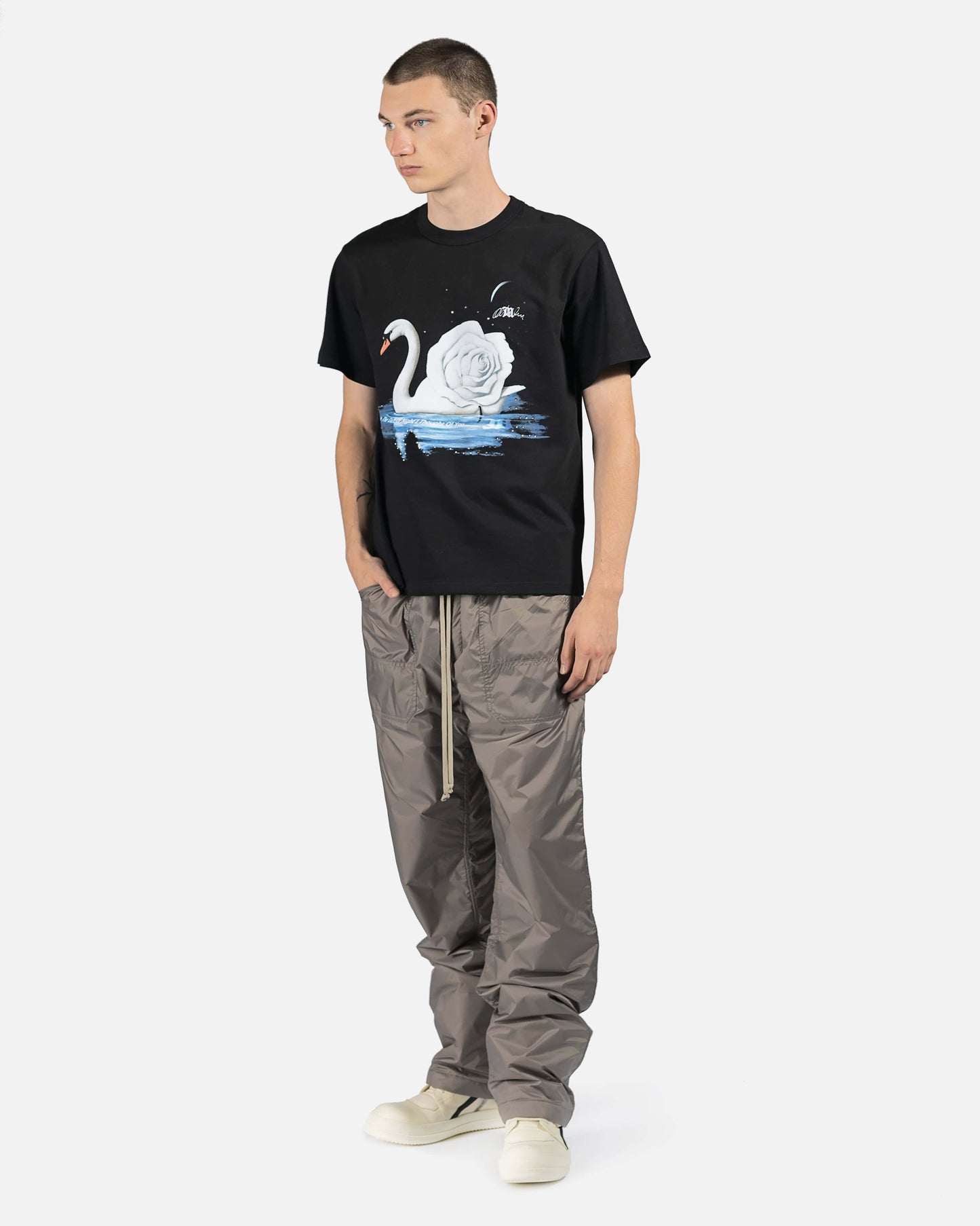 Rick Owens DRKSHDW Men's Pants MT Drawstring Long in Dust
