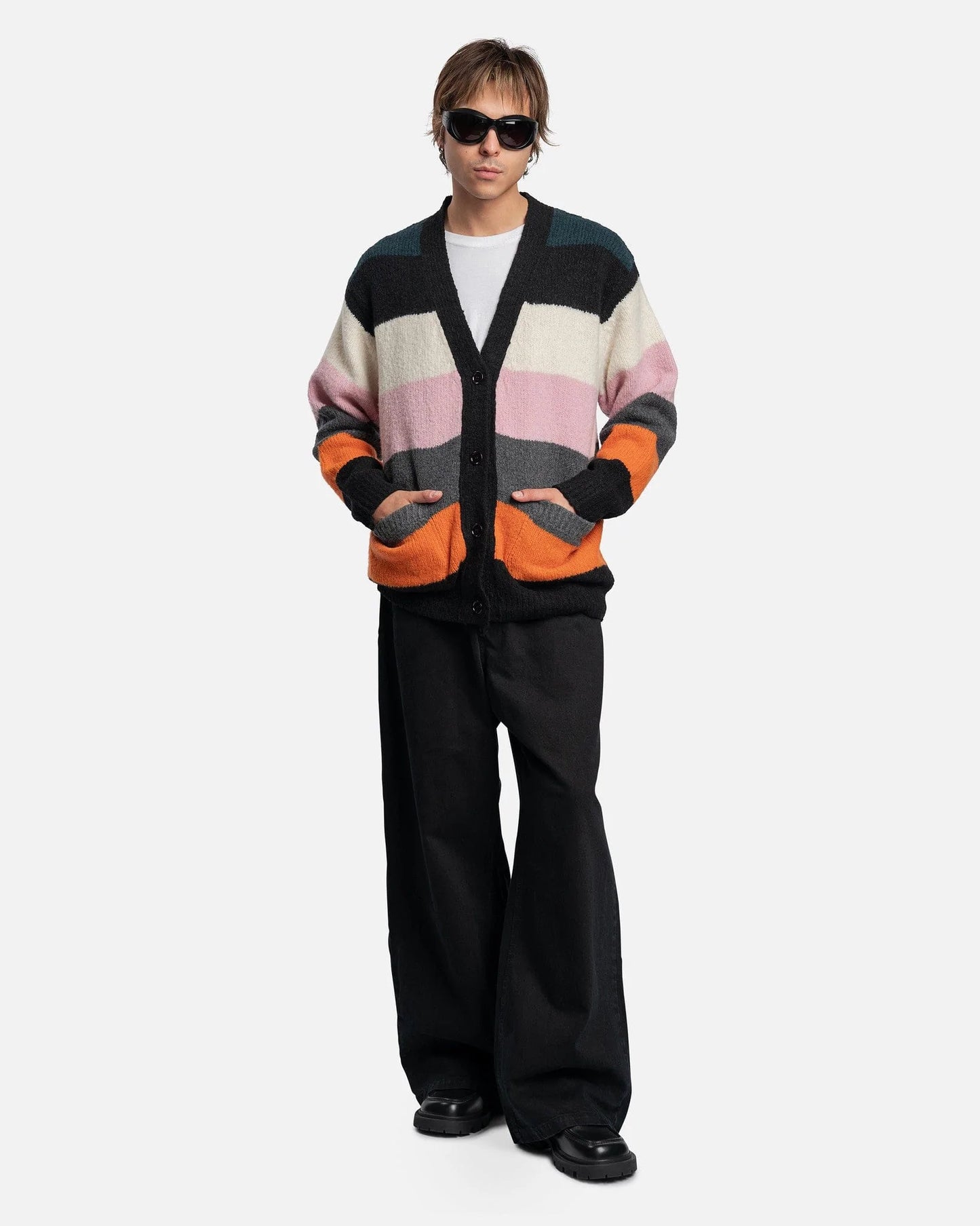 Dries Van Noten Men's Sweatshirts Naffs Cardigan in Multi