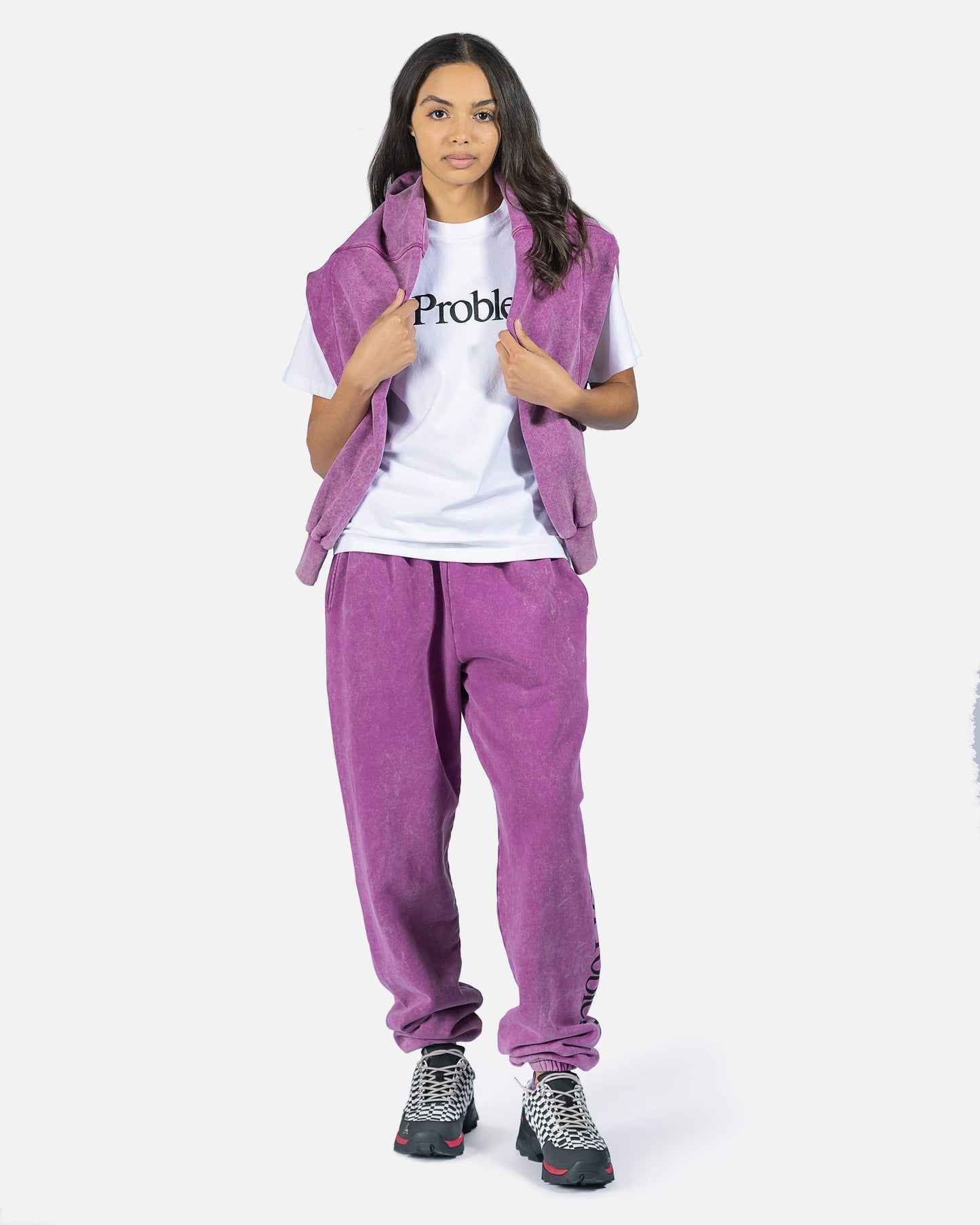 Aries Women T-Shirts No Problemo Shortsleeve Tee in White