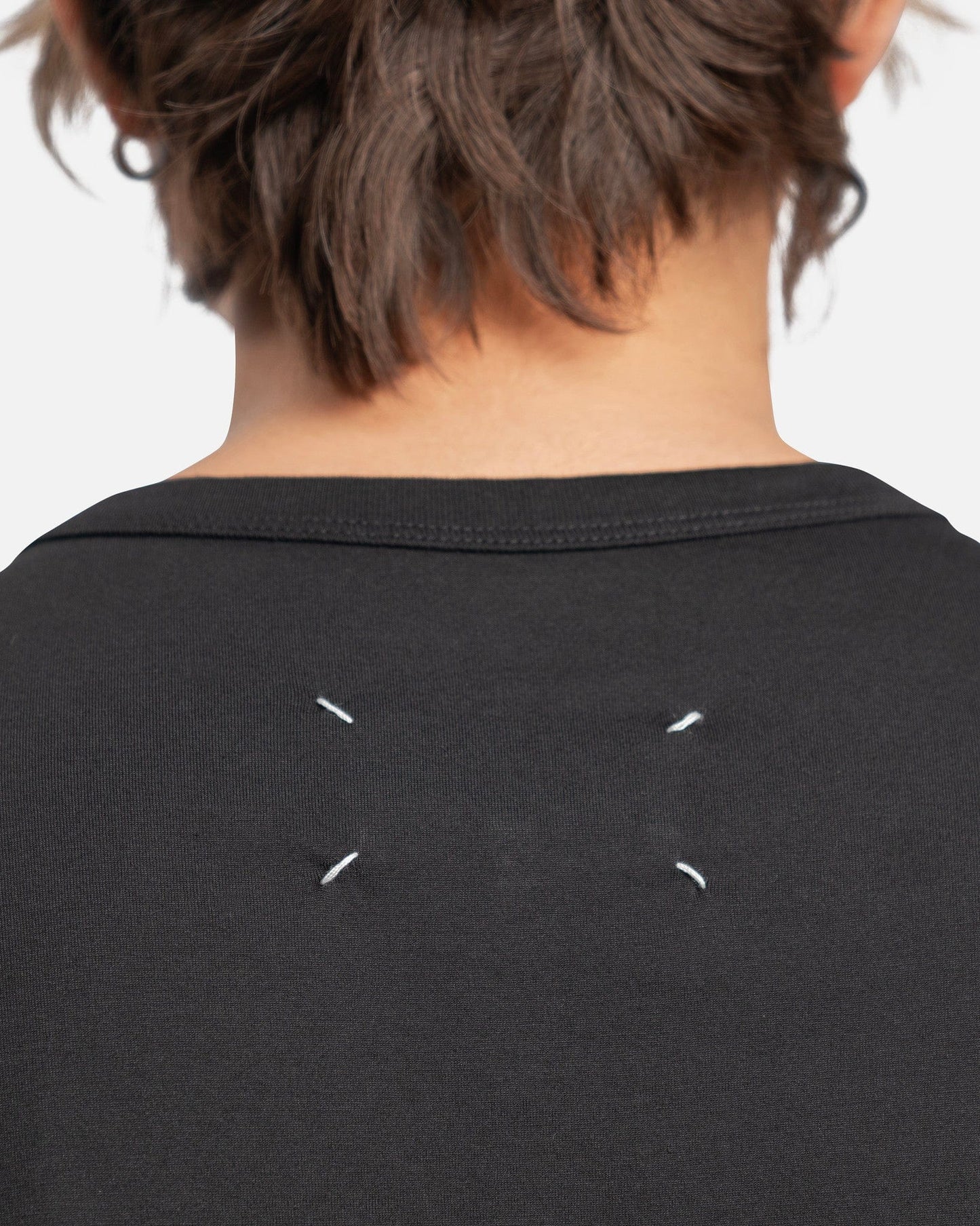 Maison Margiela Men's T-Shirts Numbers Logo T-Shirt in Black