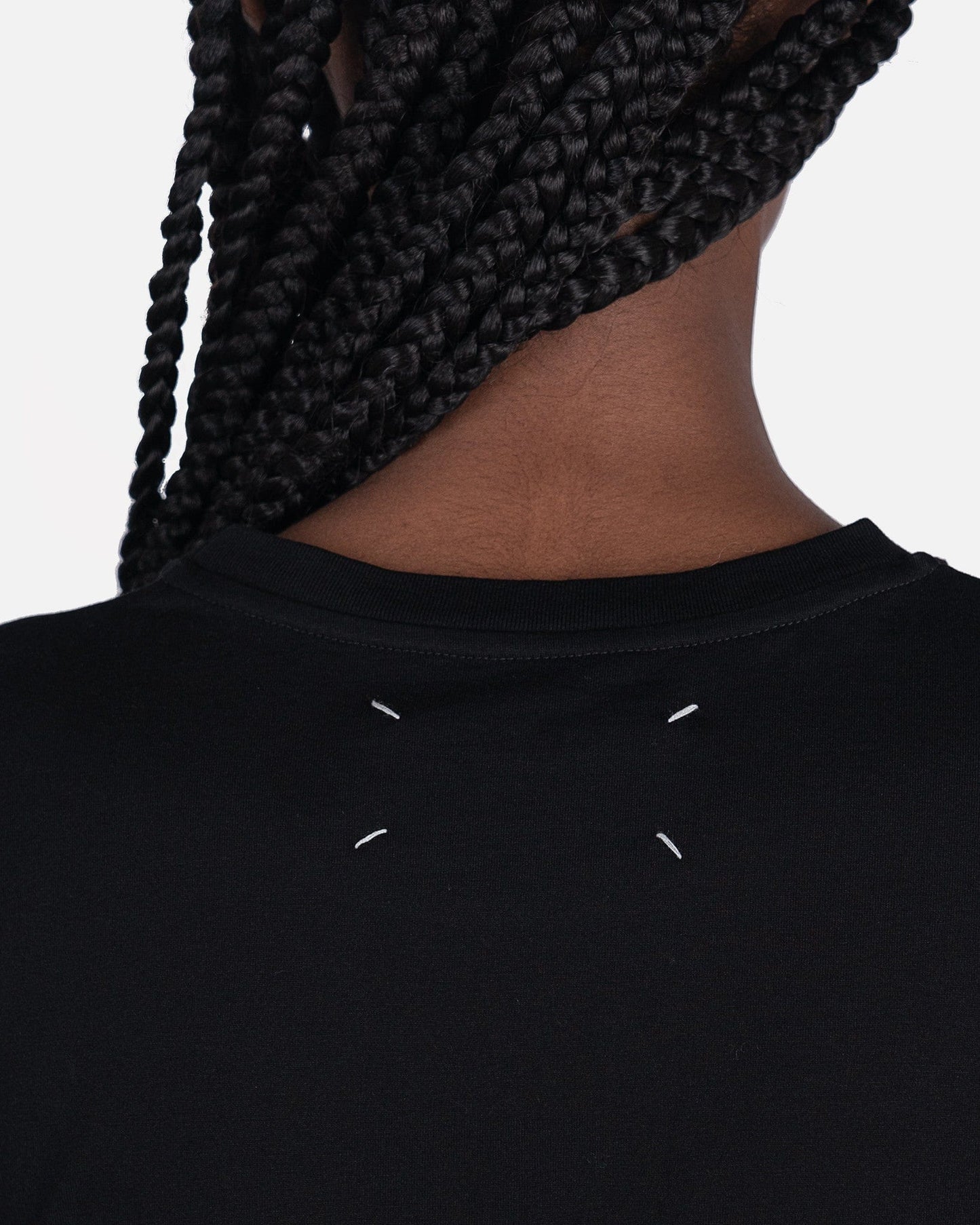 Maison Margiela Women T-Shirts Numbers Logo T-Shirt in Black