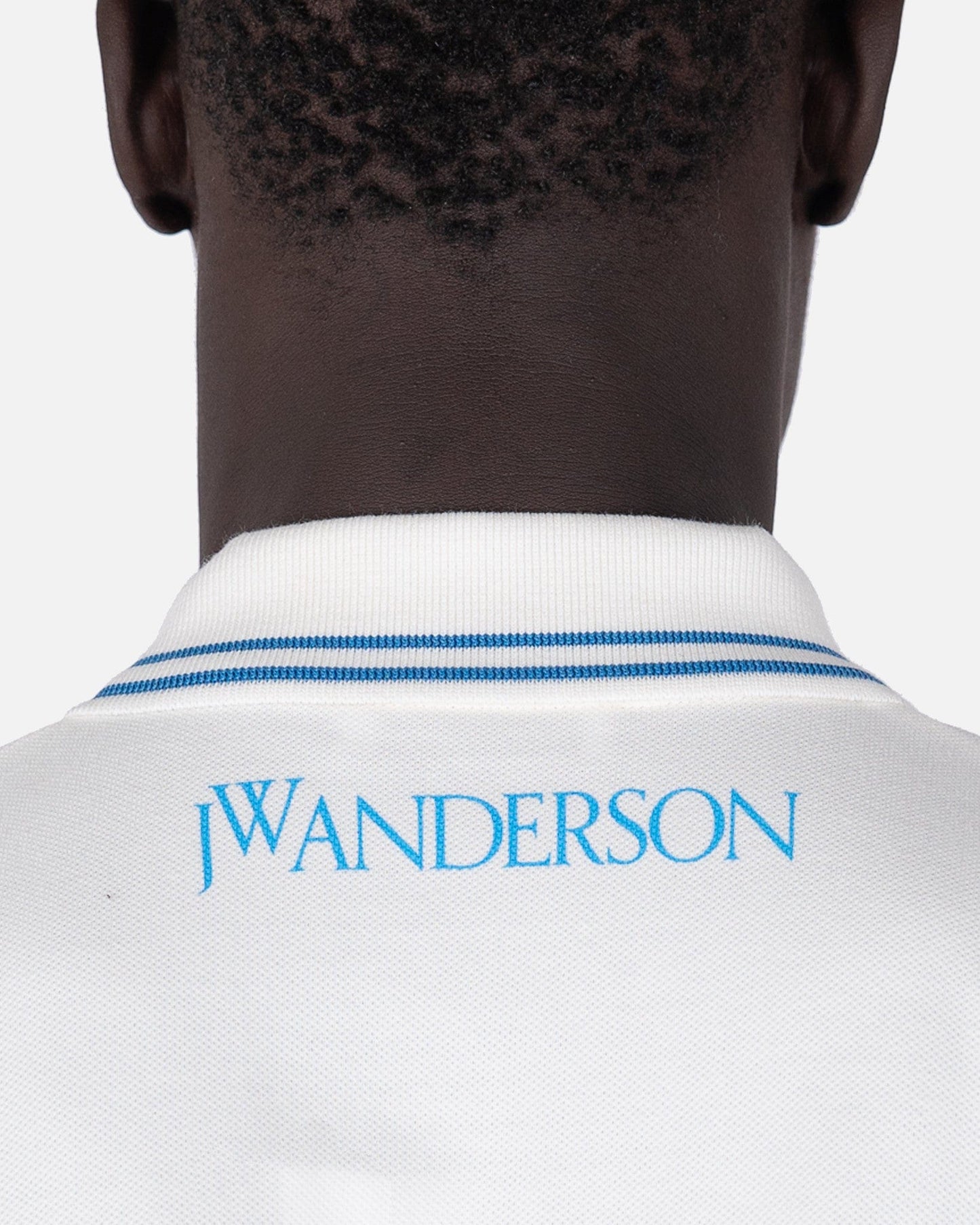 JW Anderson Men's T-Shirts Oversized Elephant Polo Shirt in Natural