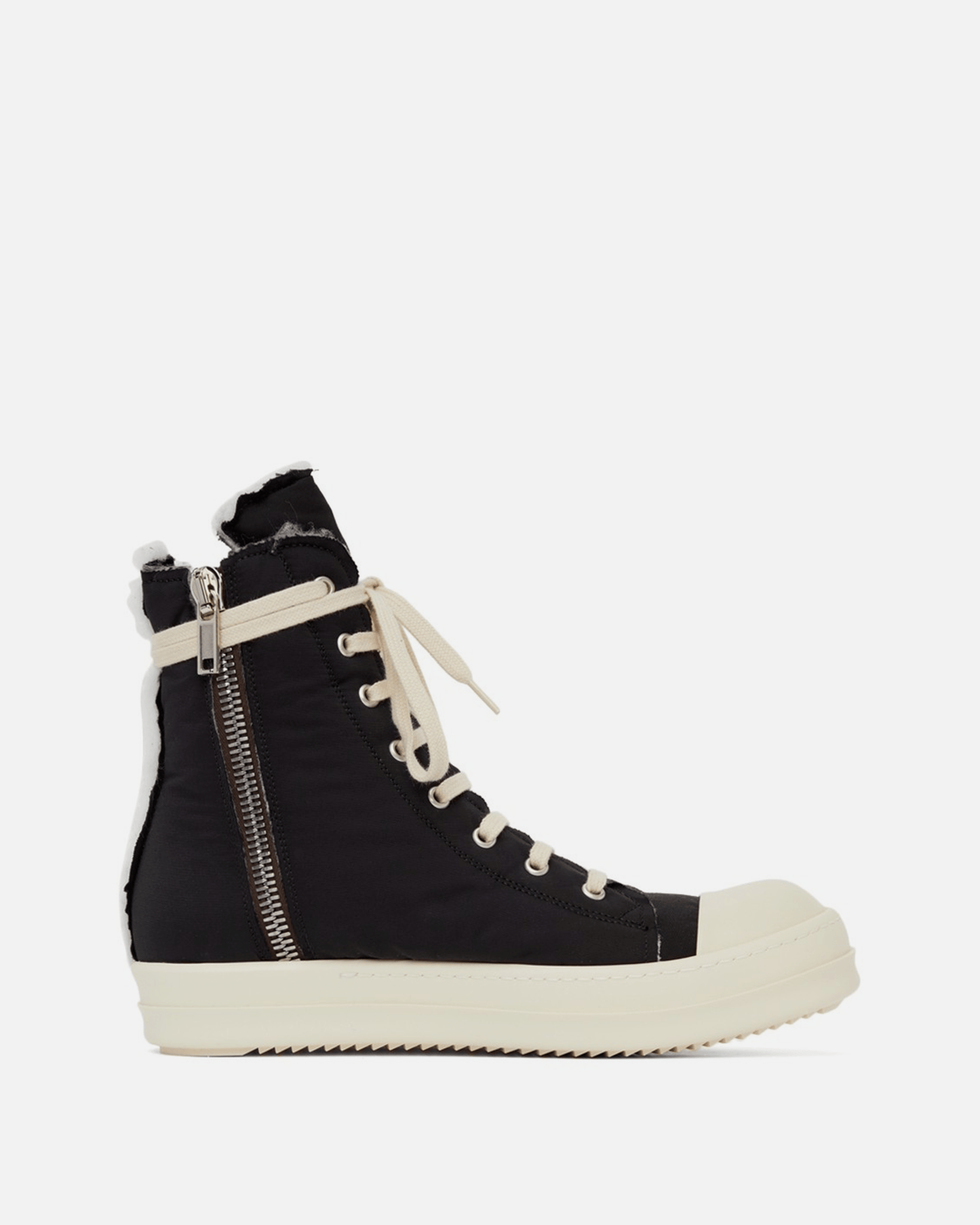 Rick Owens DRKSHDW Men's Sneakers Padded Ramones in Black/Milk