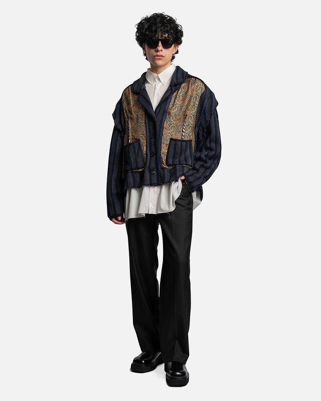 Maison Margiela Men's Shirts Paisley Poplin Shirt in White