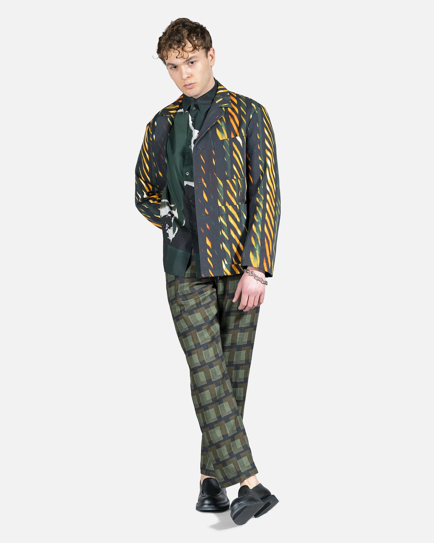 Dries Van Noten Men's Pants Parkino Pant in Khaki