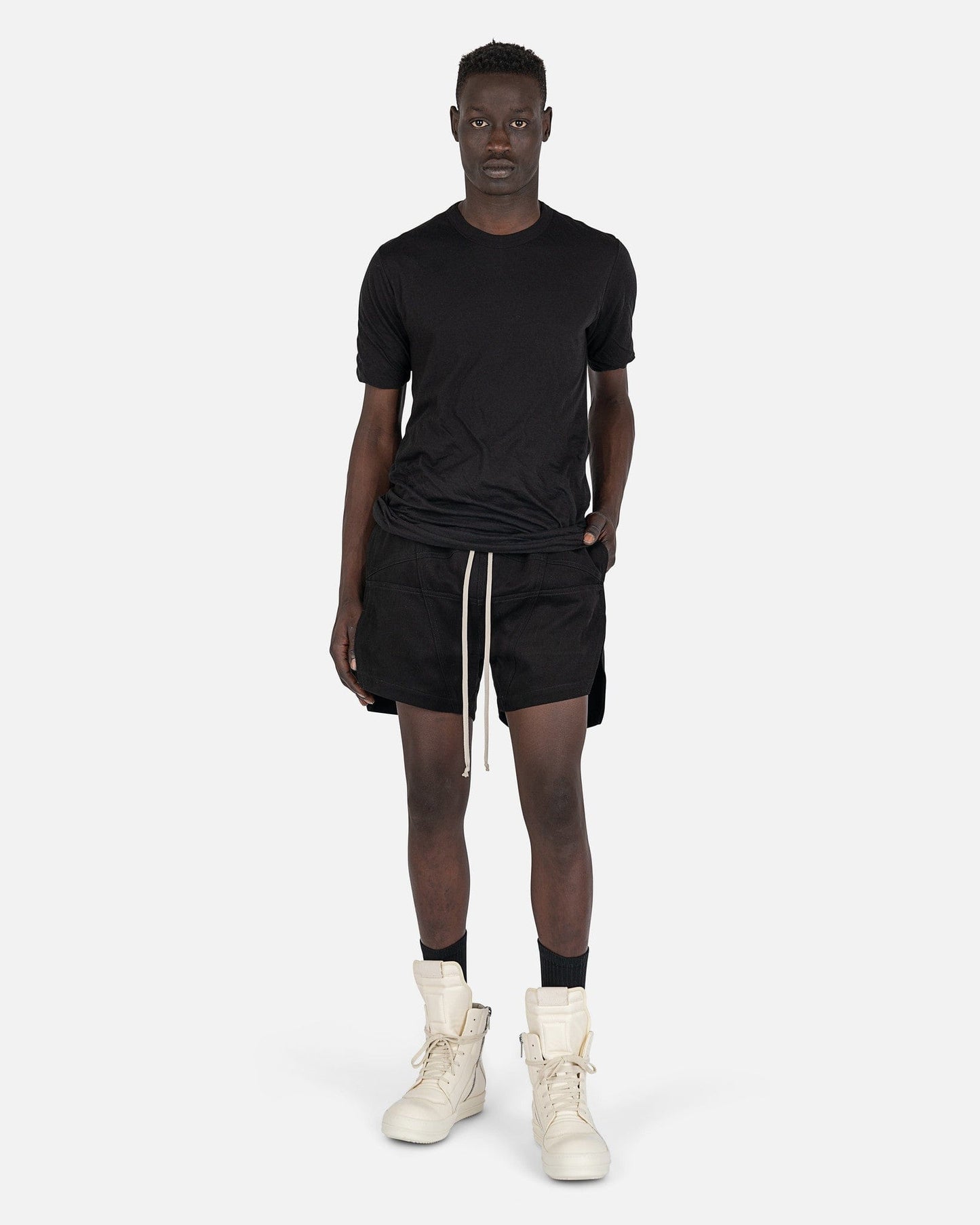 Rick Owens Men's Shorts Penta Boxers in Black
