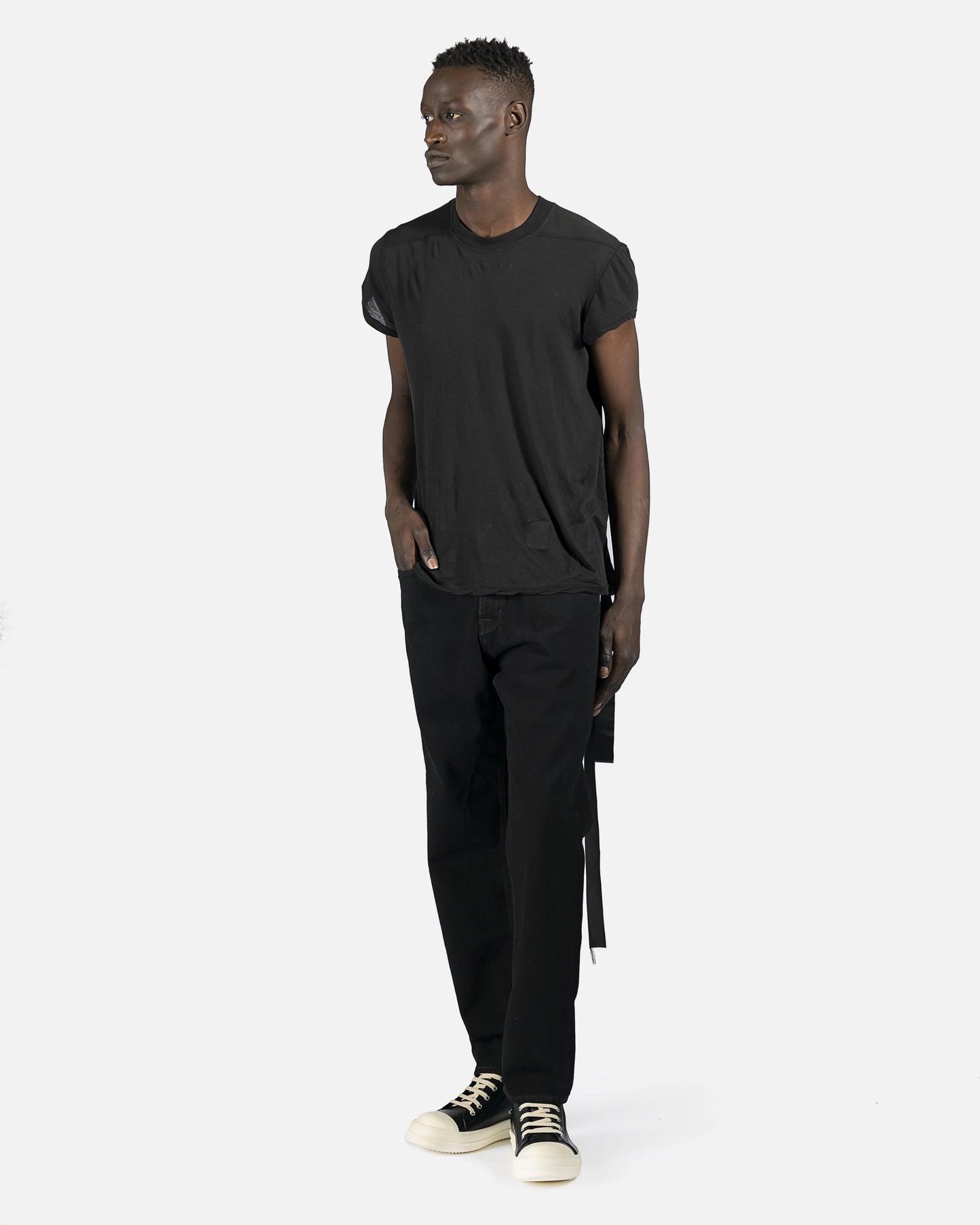 Rick Owens DRKSHDW Men's Jeans Performa Cut Denim in Black
