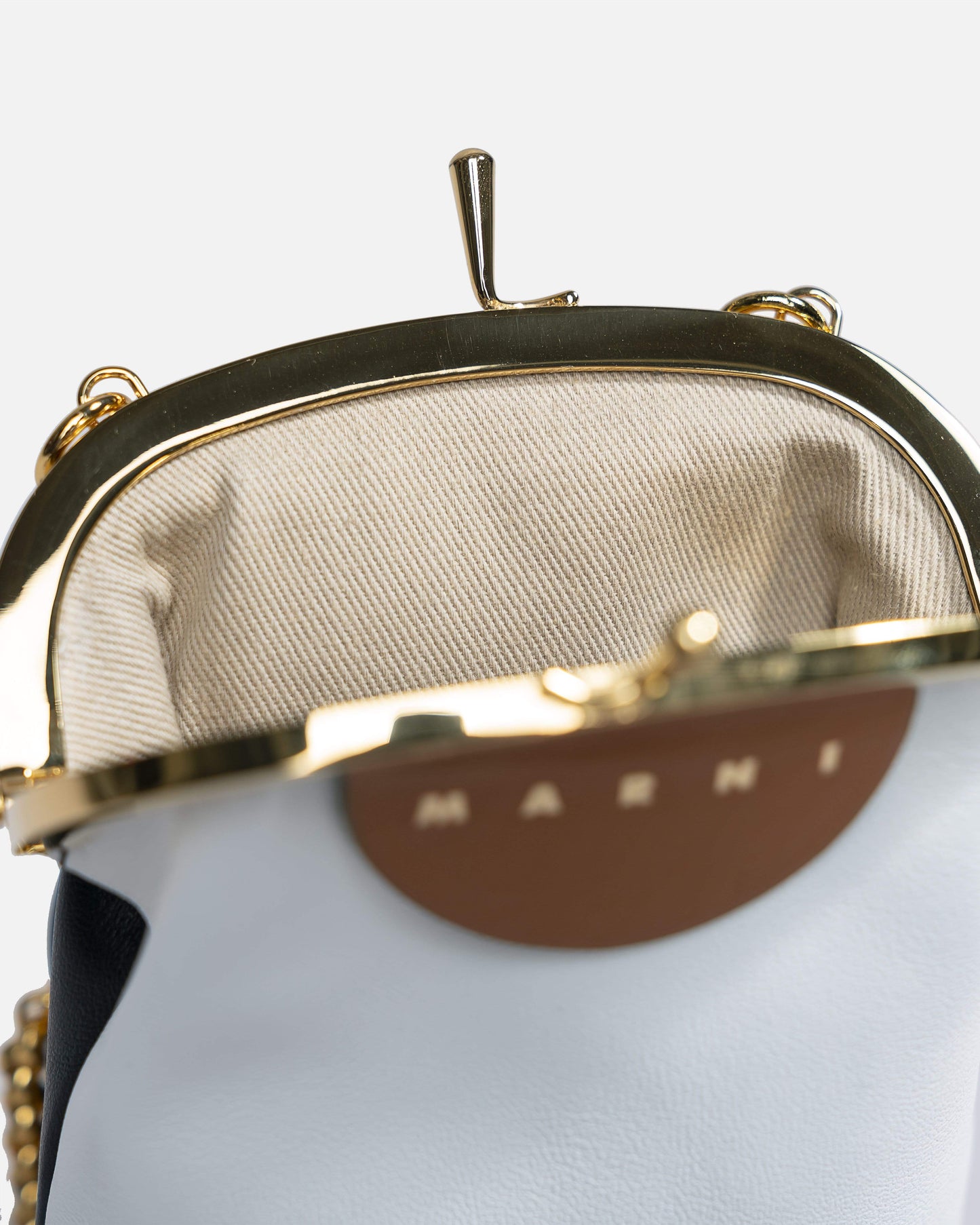 Marni Leather Goods Phone Case in White