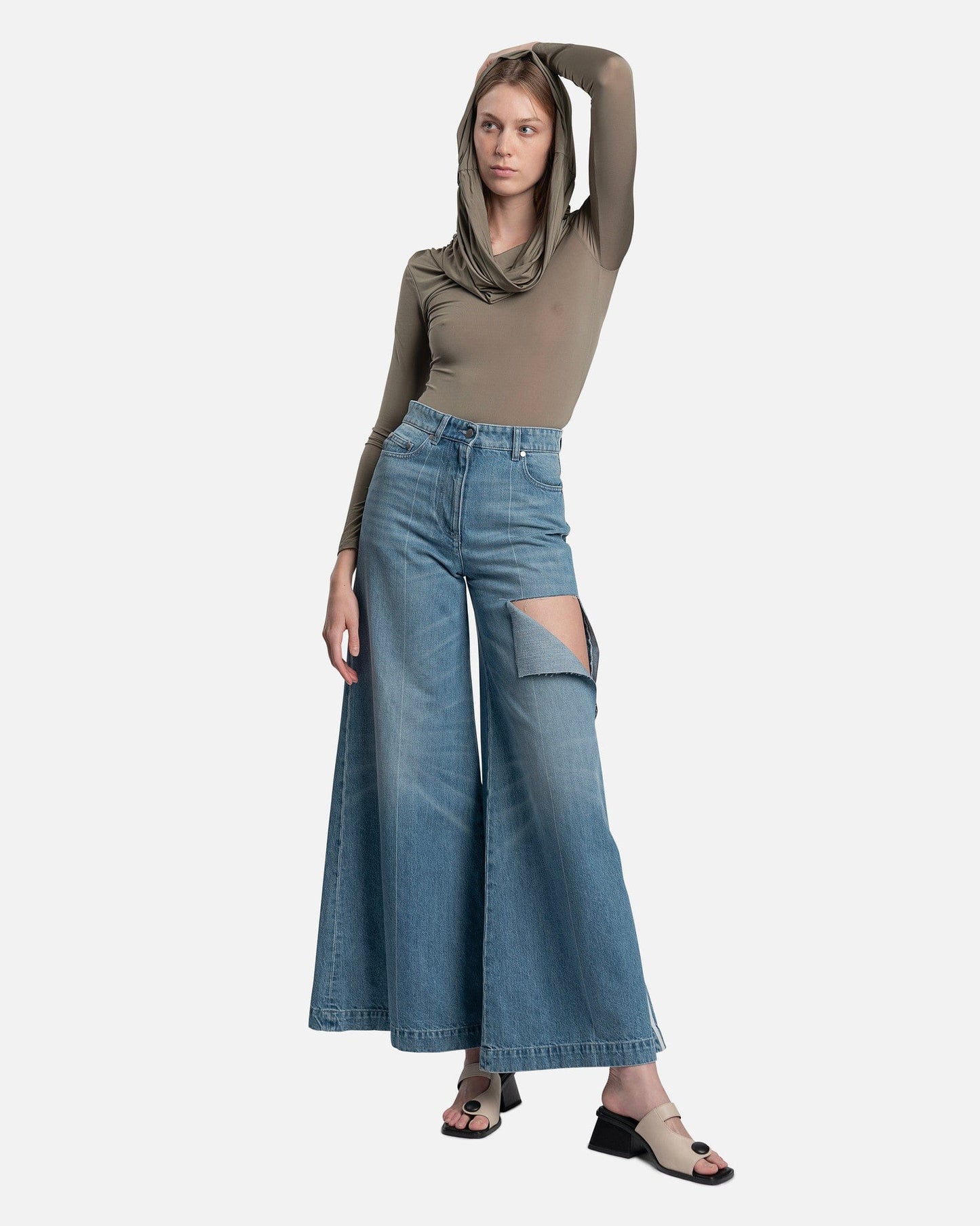 Paloma Wool Women Tops Picara Top in Light Khaki