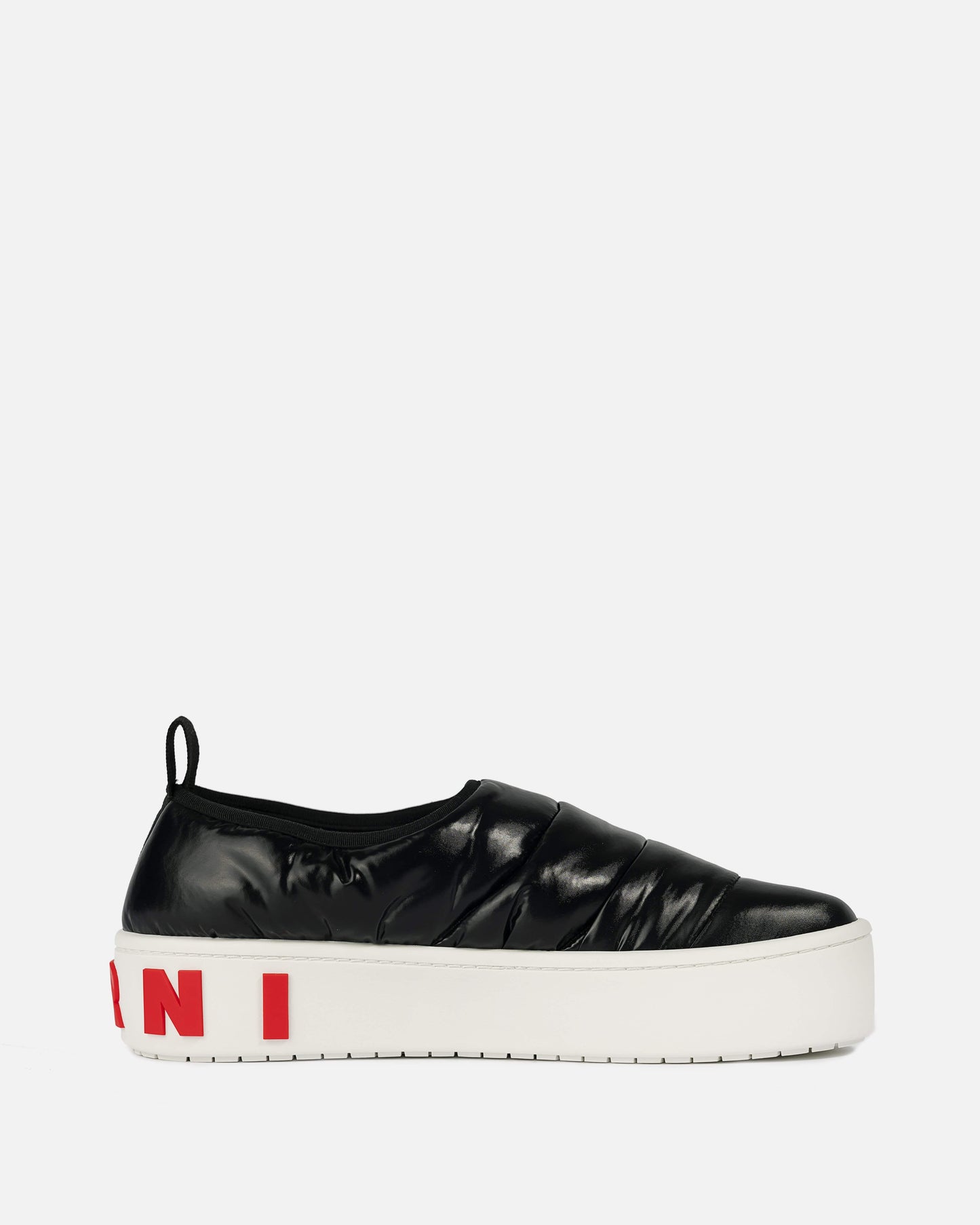 Marni Men's Sneakers Puffer Slip-On Sneakers in Black
