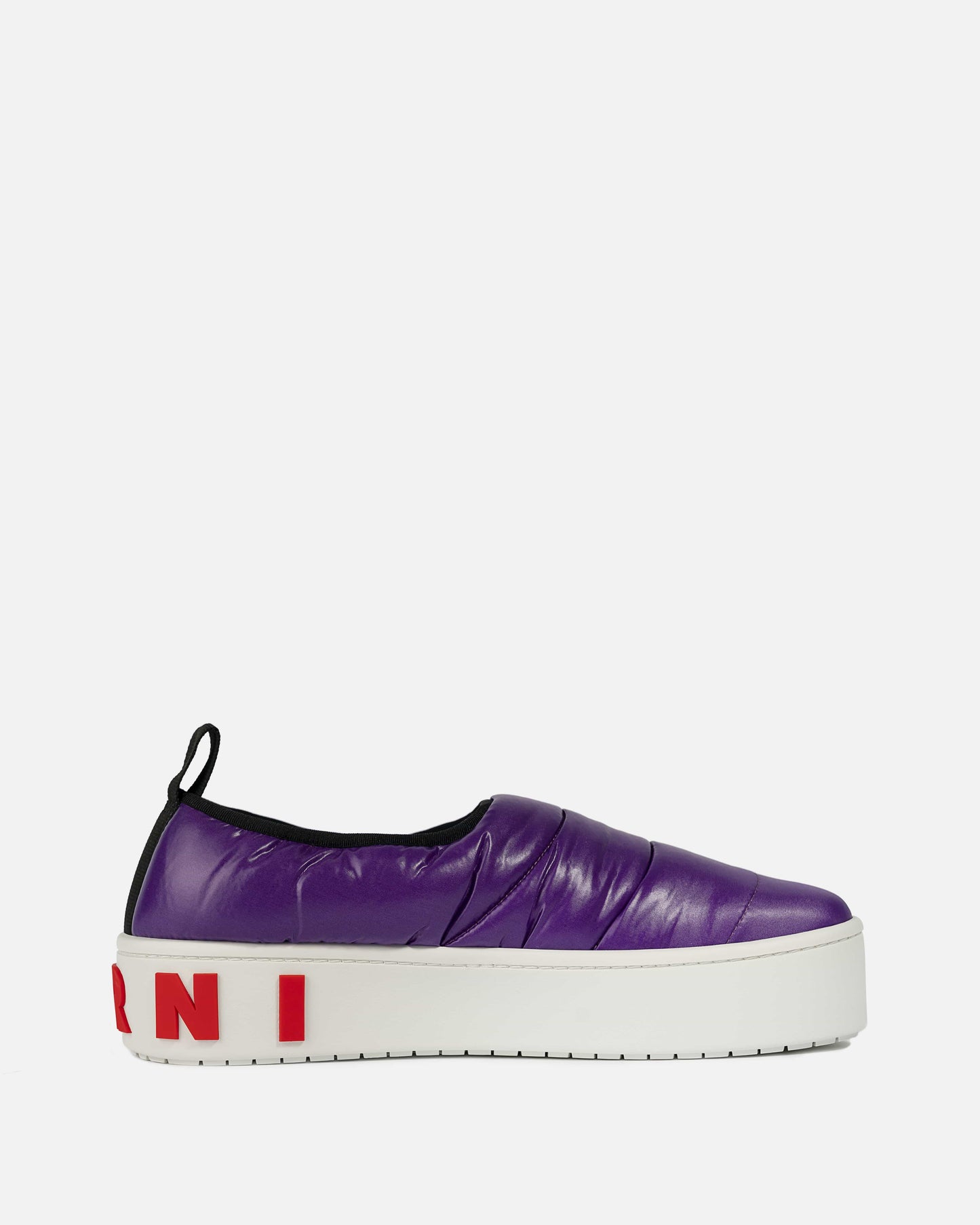 Marni Men's Sneakers Puffer Slip-On Sneakers in Violet