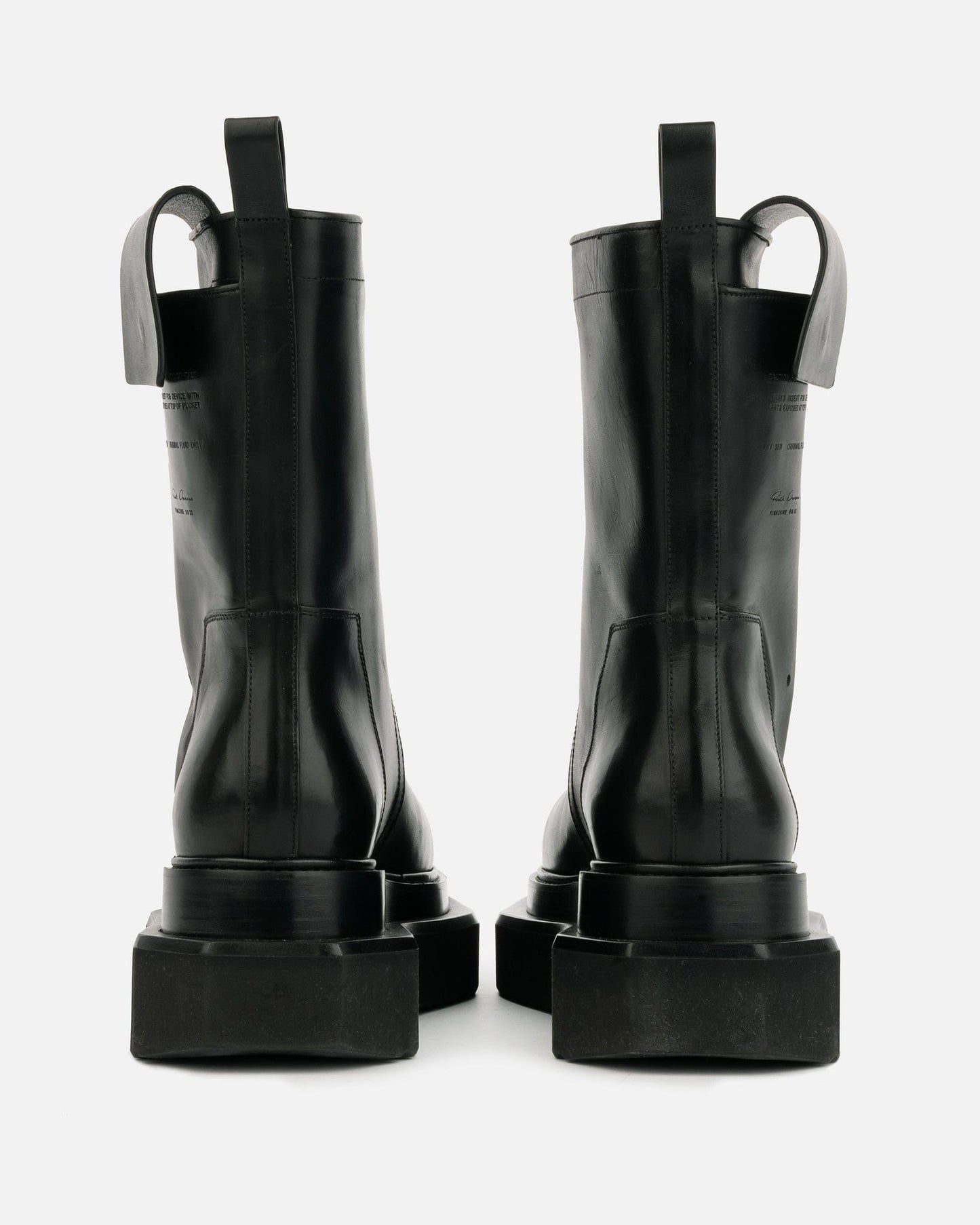 Rick Owens Men's Boots Pull On Fogpocket Cyclops Boot in Black
