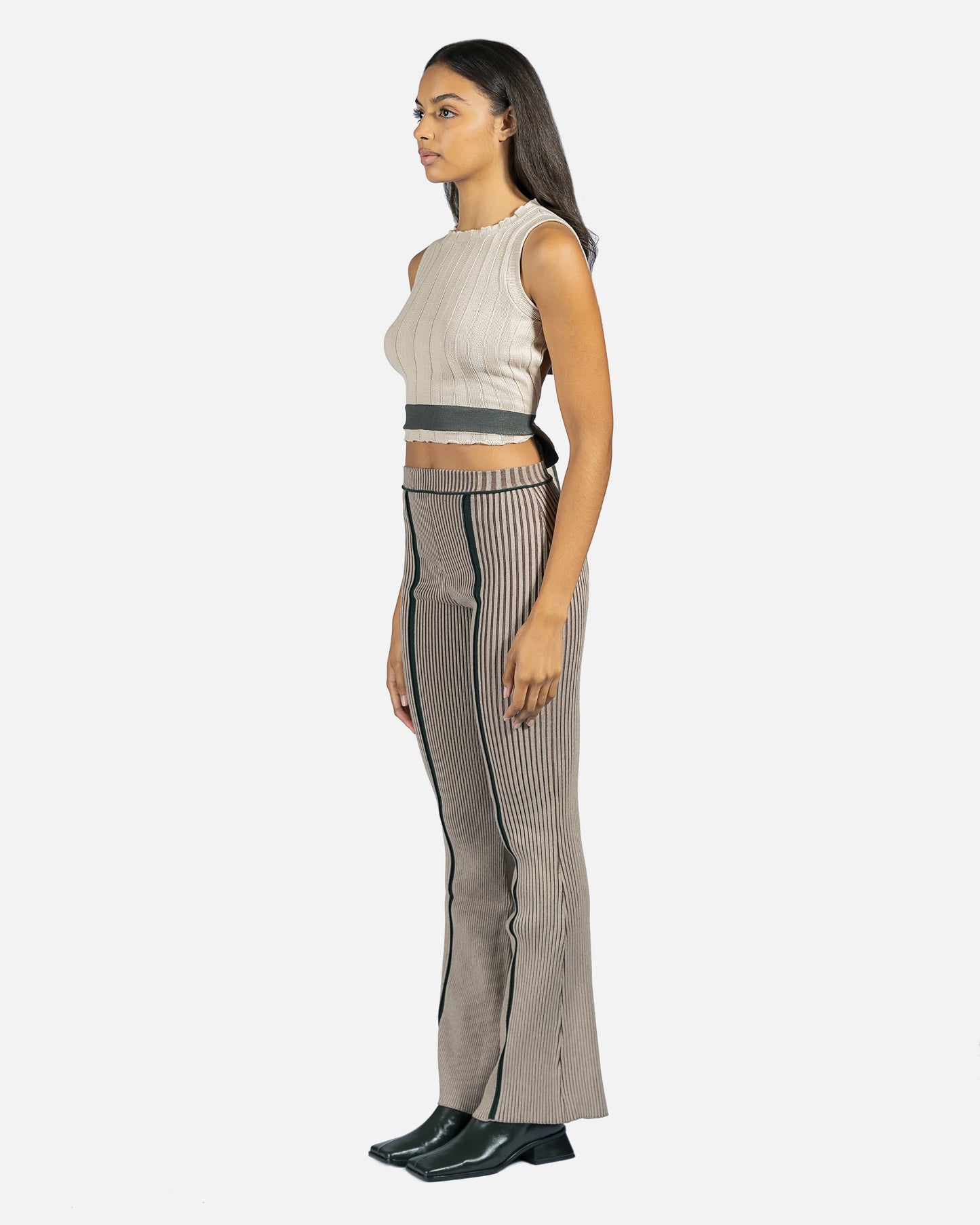 Eckhaus Latta Women Pants Push Pants in Putty