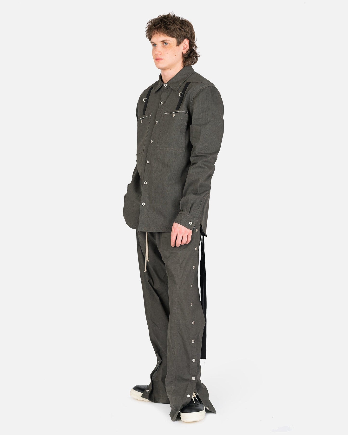 Rick Owens DRKSHDW Men's Pants Pusher Pant in Dark Dust