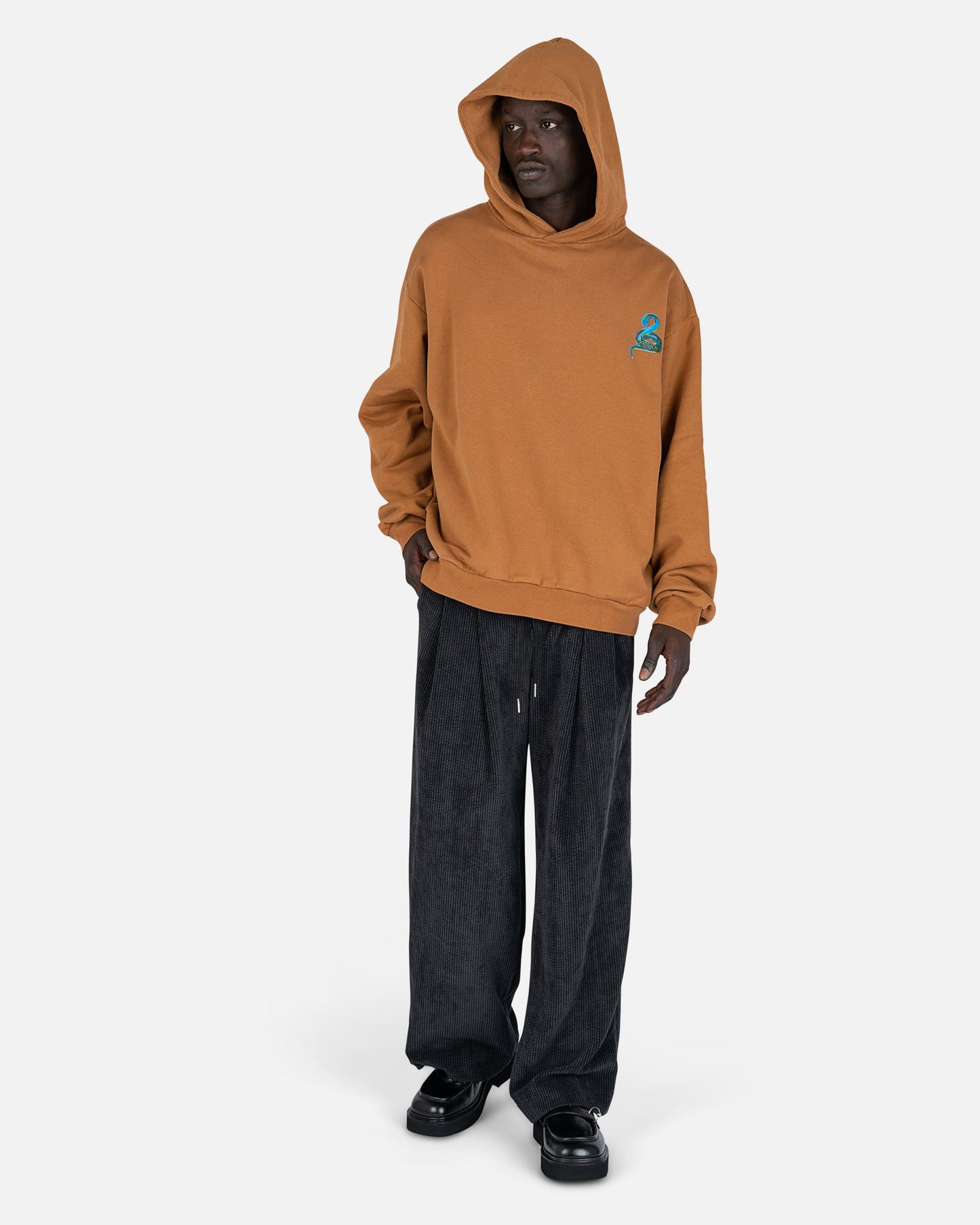 Marni Men's Sweatshirts Python Graphic Sweatshirt in Brown