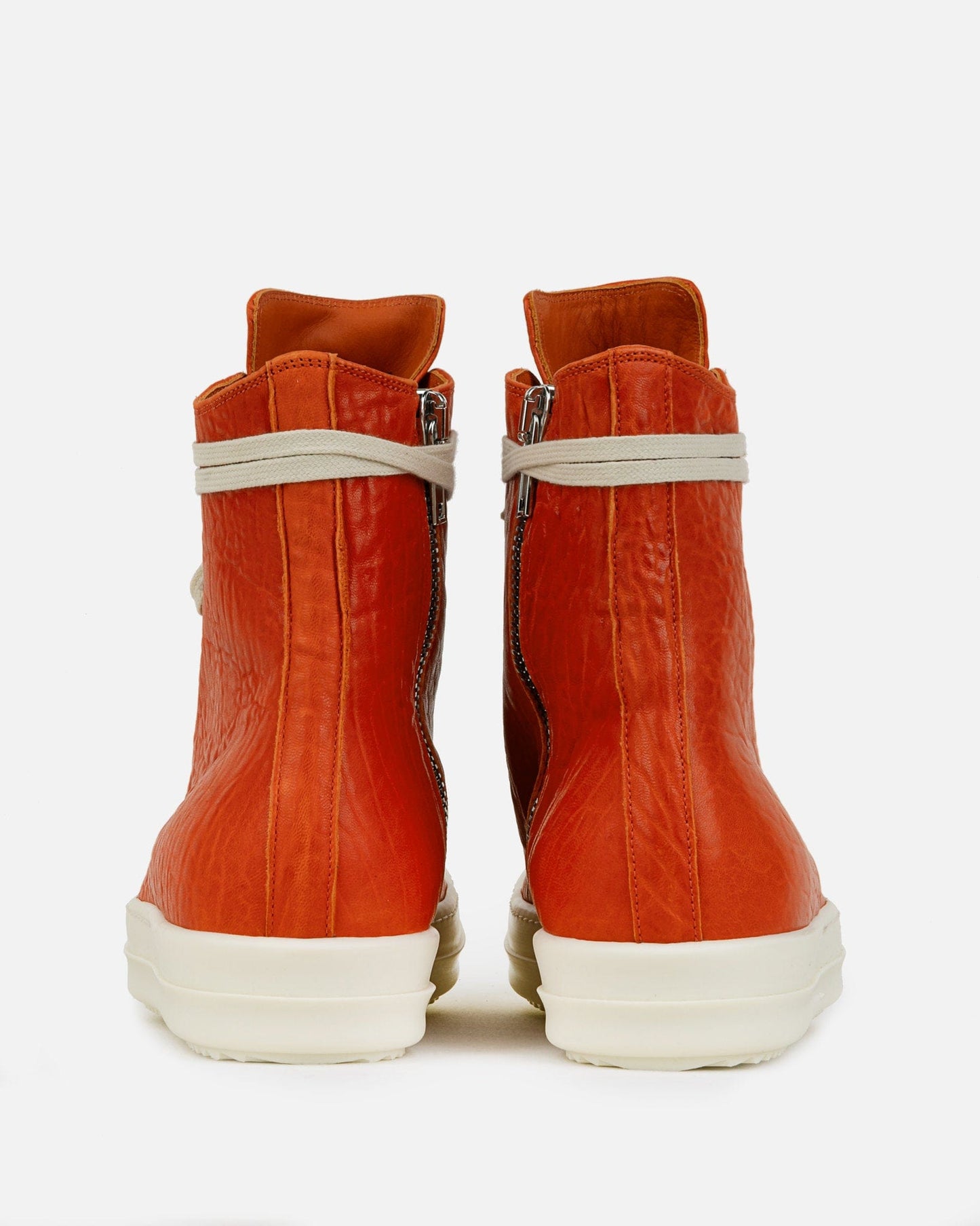 Rick Owens Men's Sneakers Ramones in Orange/Milk