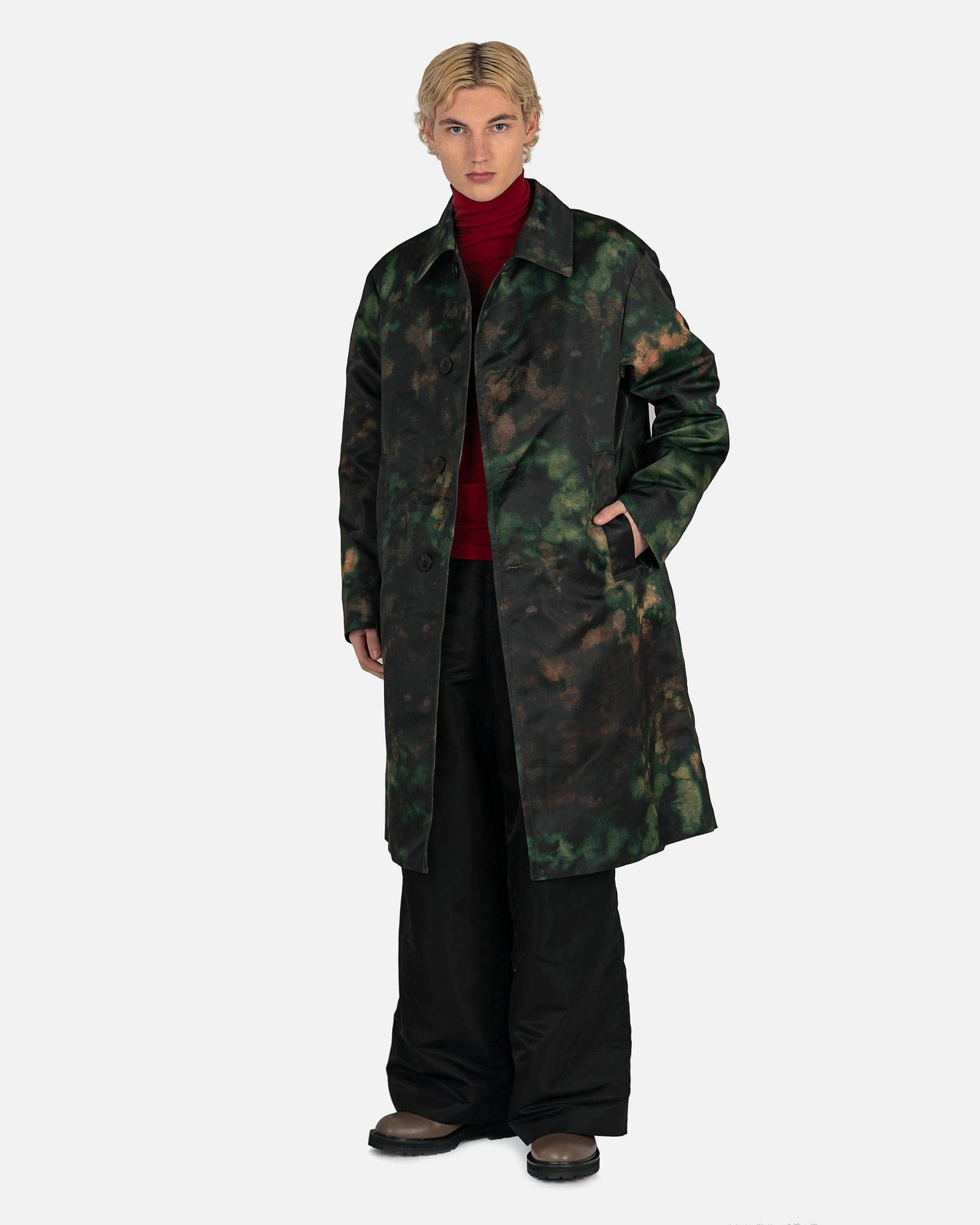 Dries Van Noten Men's Coat Redmore Coat in Bottle