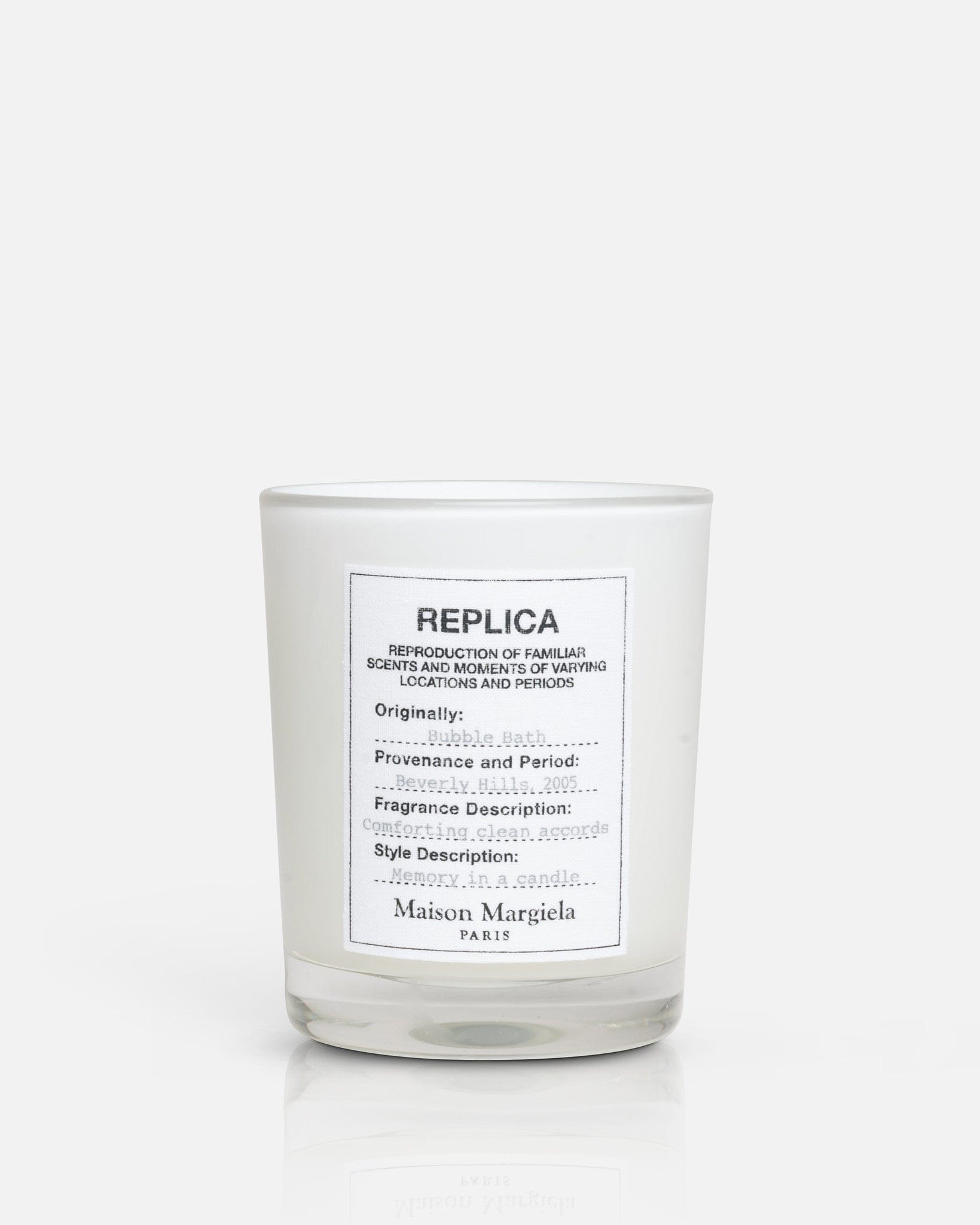 'REPLICA' Bubble Bath Candle SVRN