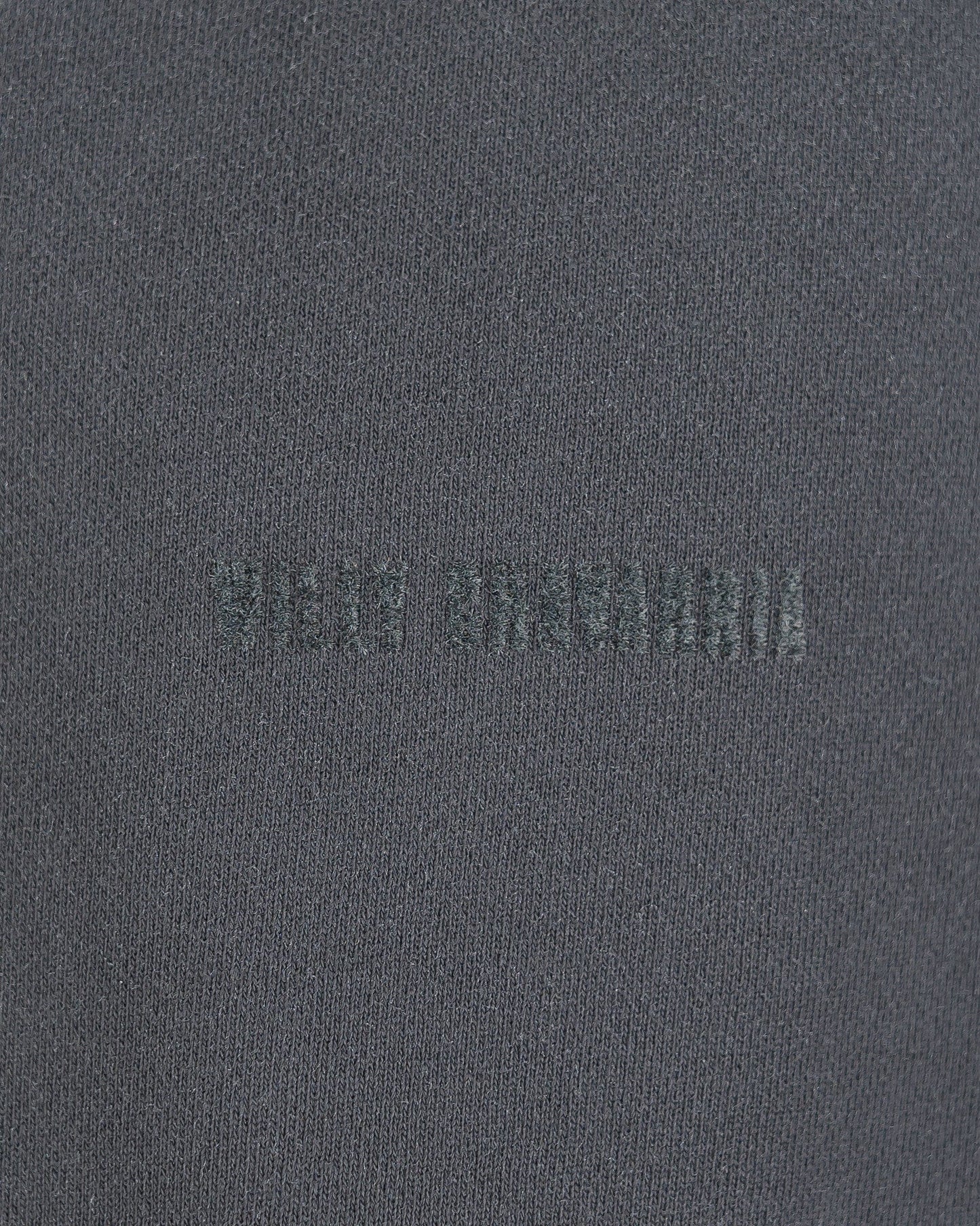 Willy Chavarria Men's Sweatshirts Ripped Neck Bomber Hoodie in Chemical Black