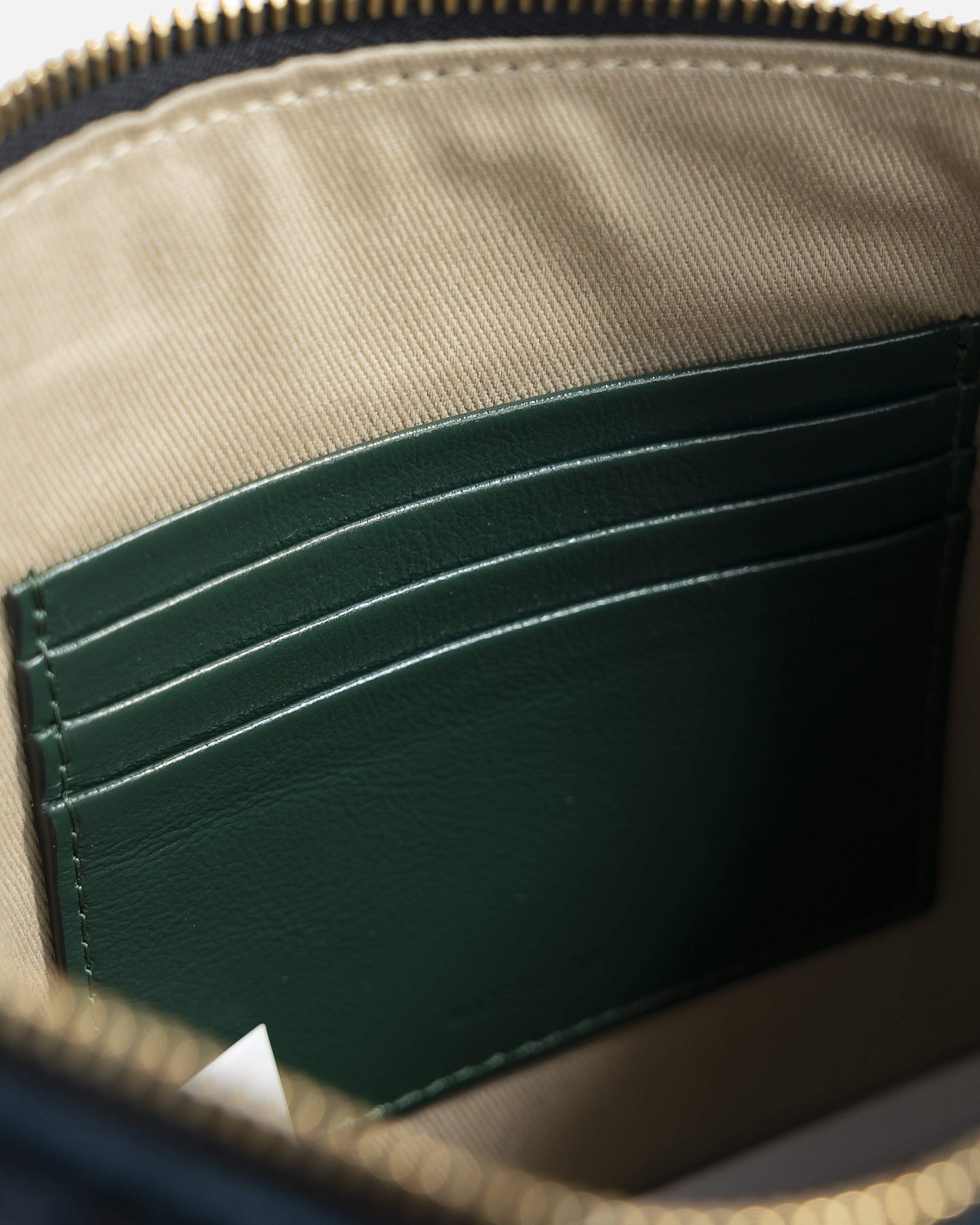 Marni Women Bags Shearling Pochette in Black/Green