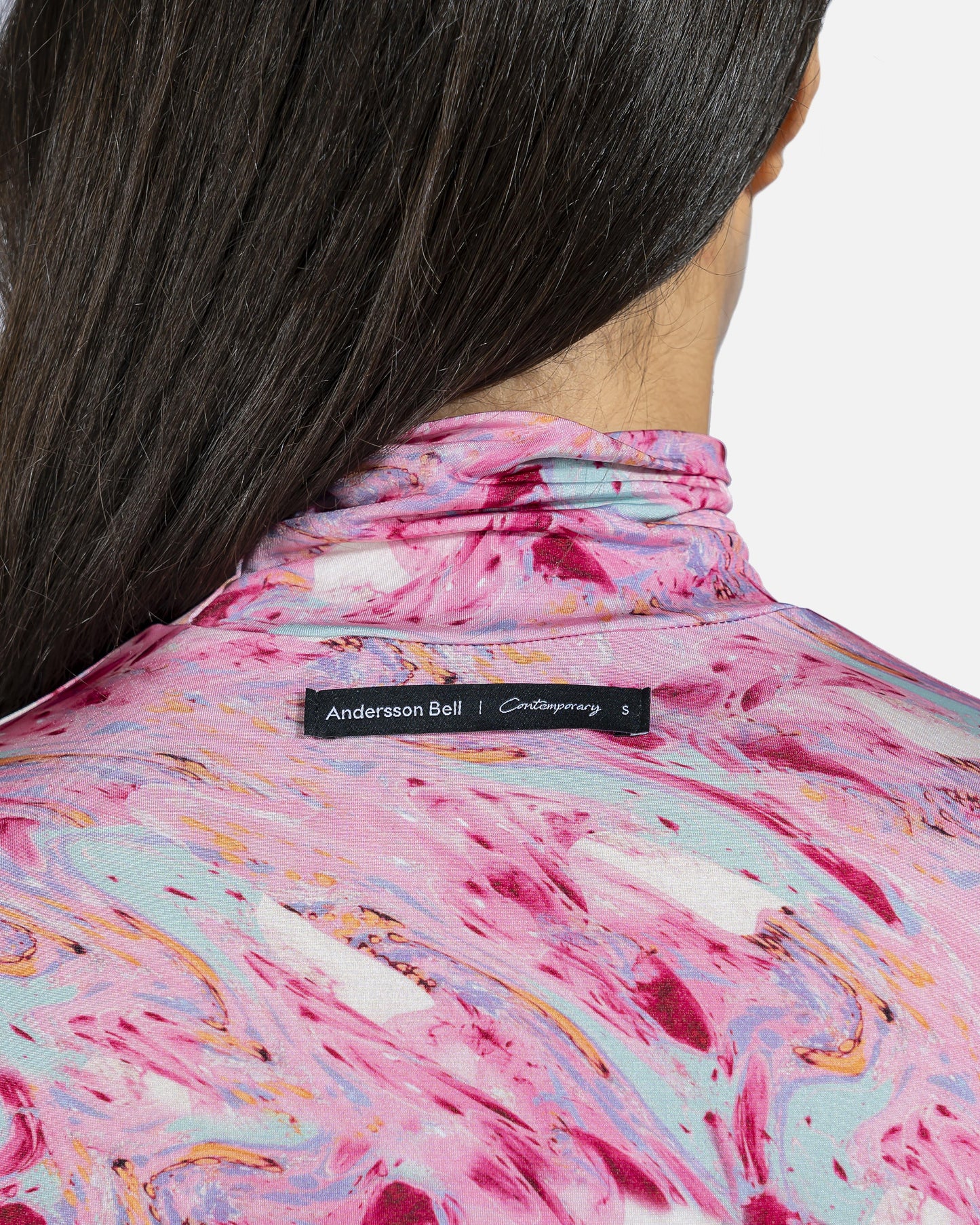 Andersson Bell Women Tops Sherman Print Tight Top in Pink