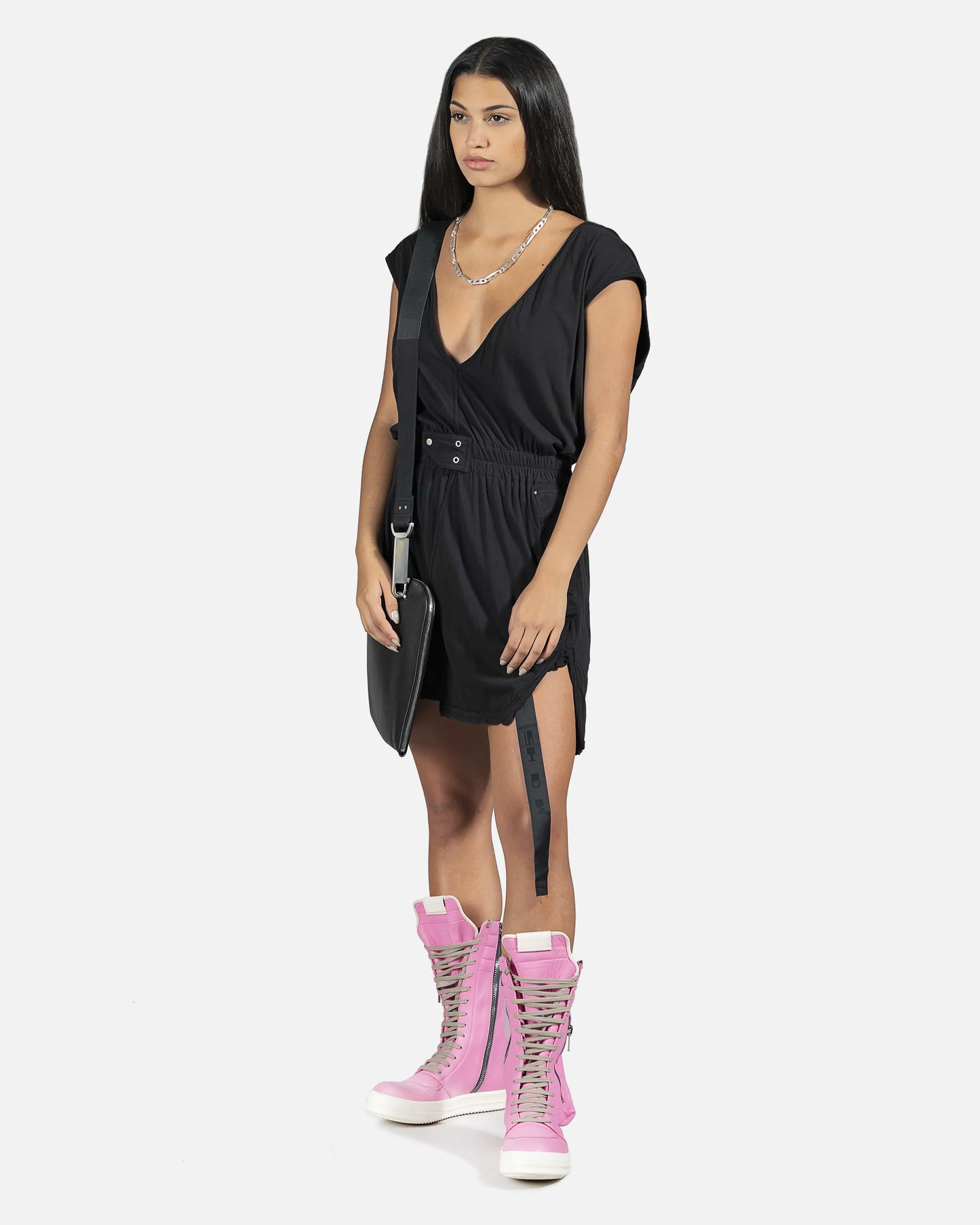 Rick Owens DRKSHDW Women Dresses Short Bodybag in Black