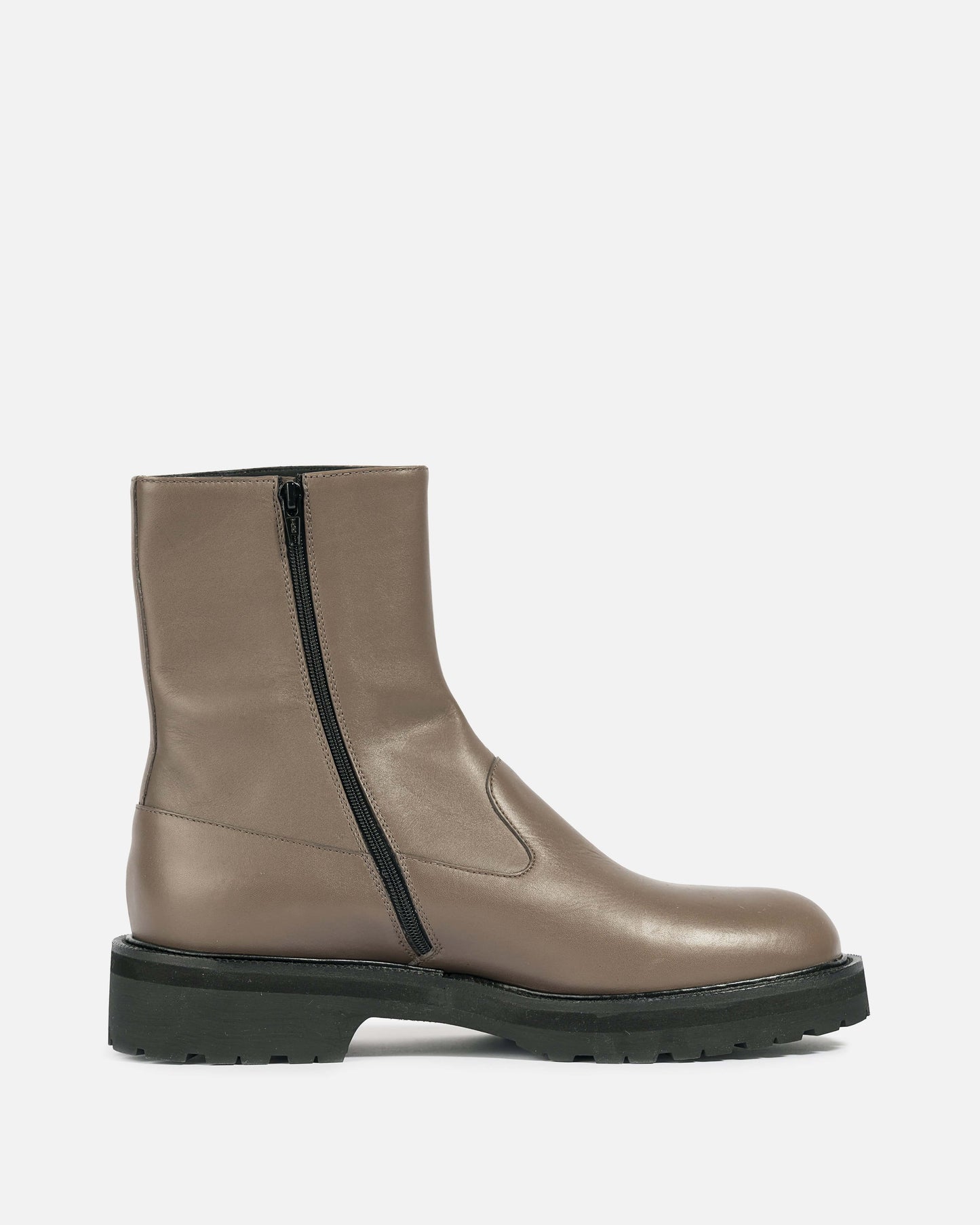 Dries Van Noten Men's Boots Side Zip Boot in Grey