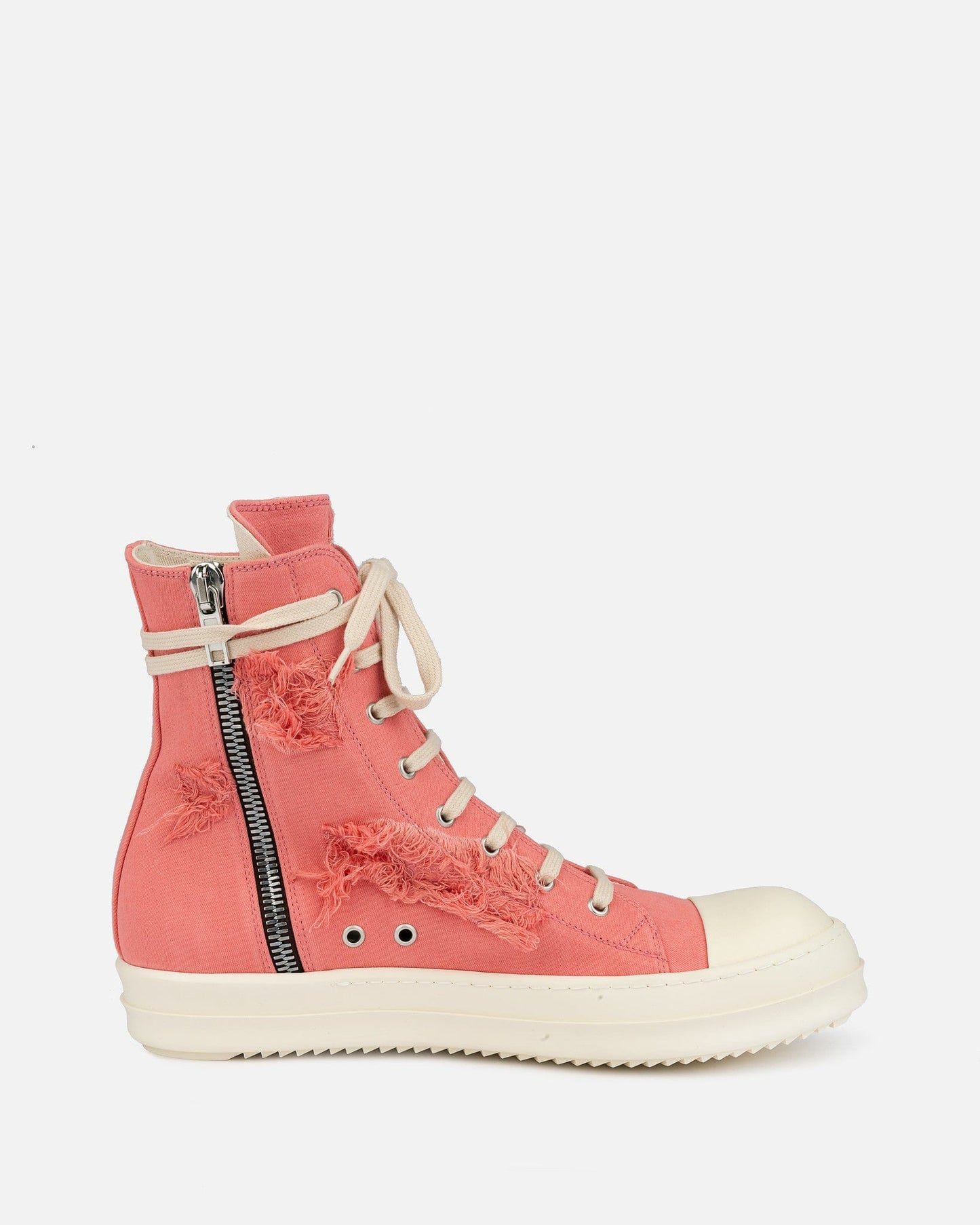 Rick Owens DRKSHDW Men's Sneakers Slashed Ramones in Dirty Pink