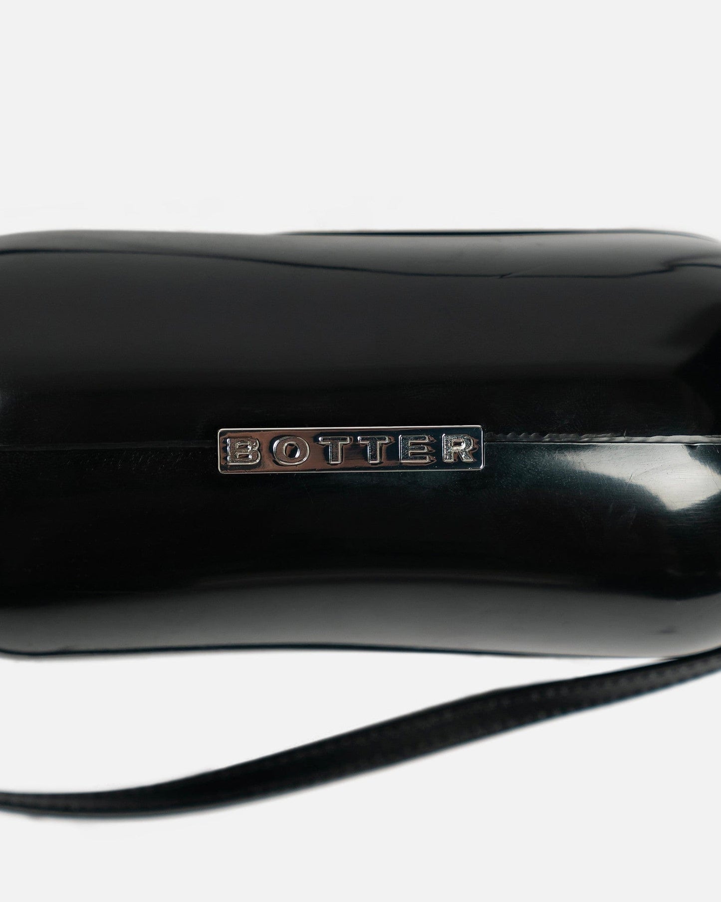 Botter Men's Bags Small Buoy Handbag with Leather Strap in Black