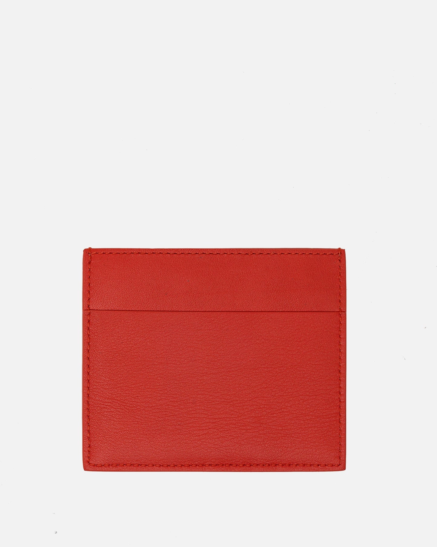Rick Owens Leather Goods Square Credit Card Holder in Orange