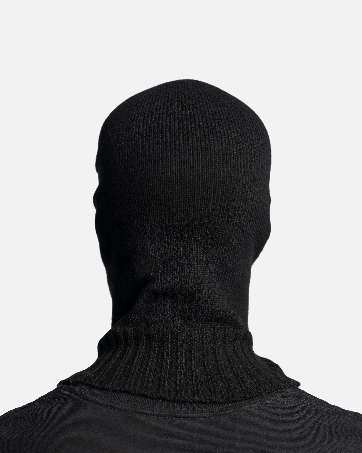 Rick Owens Men's Hats Strobe Balaclava in Black