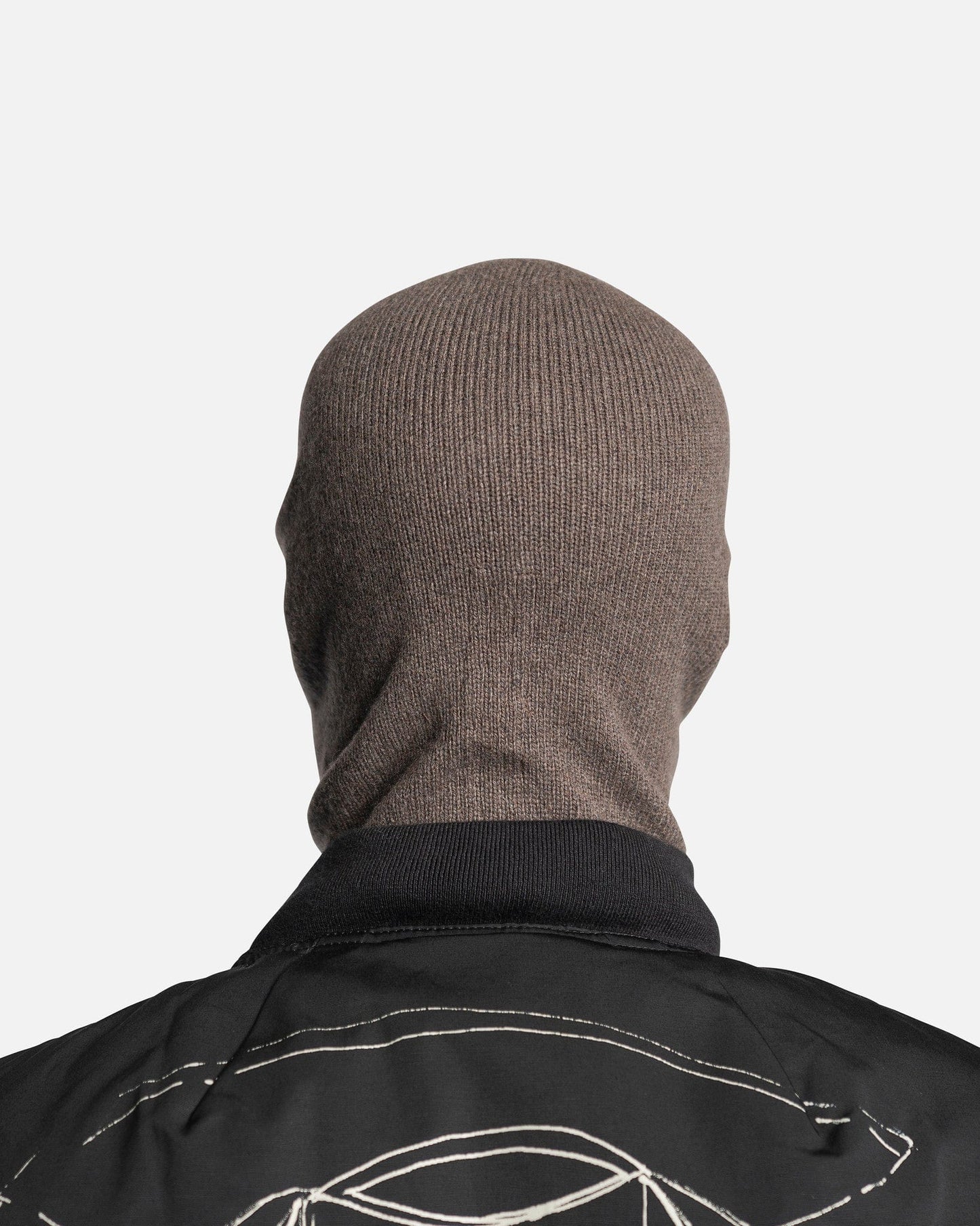 Rick Owens Men's Hats Strobe Balaclava in Dust