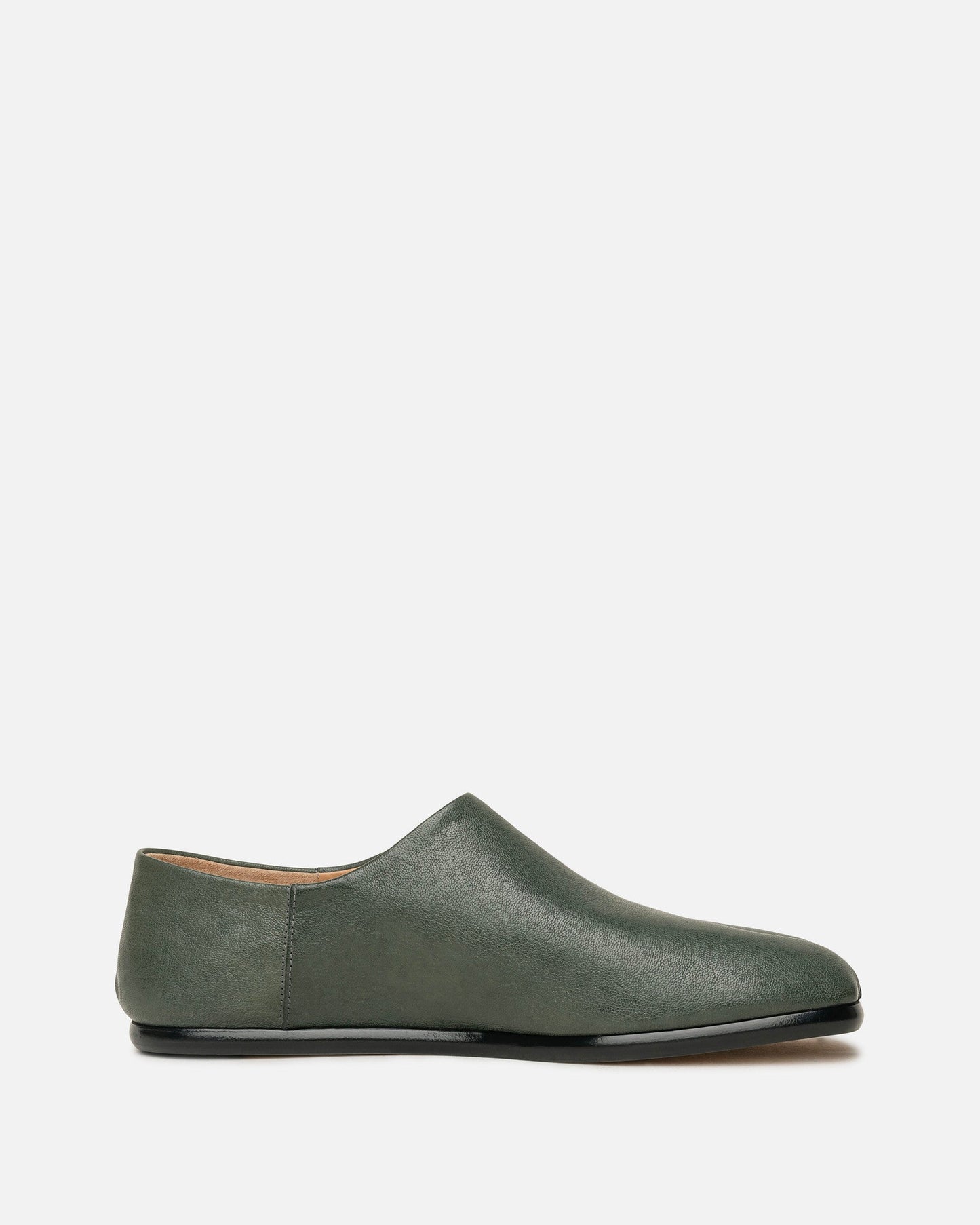 Maison Margiela Men's Shoes Tabi Babouche Loafers in Turquoise