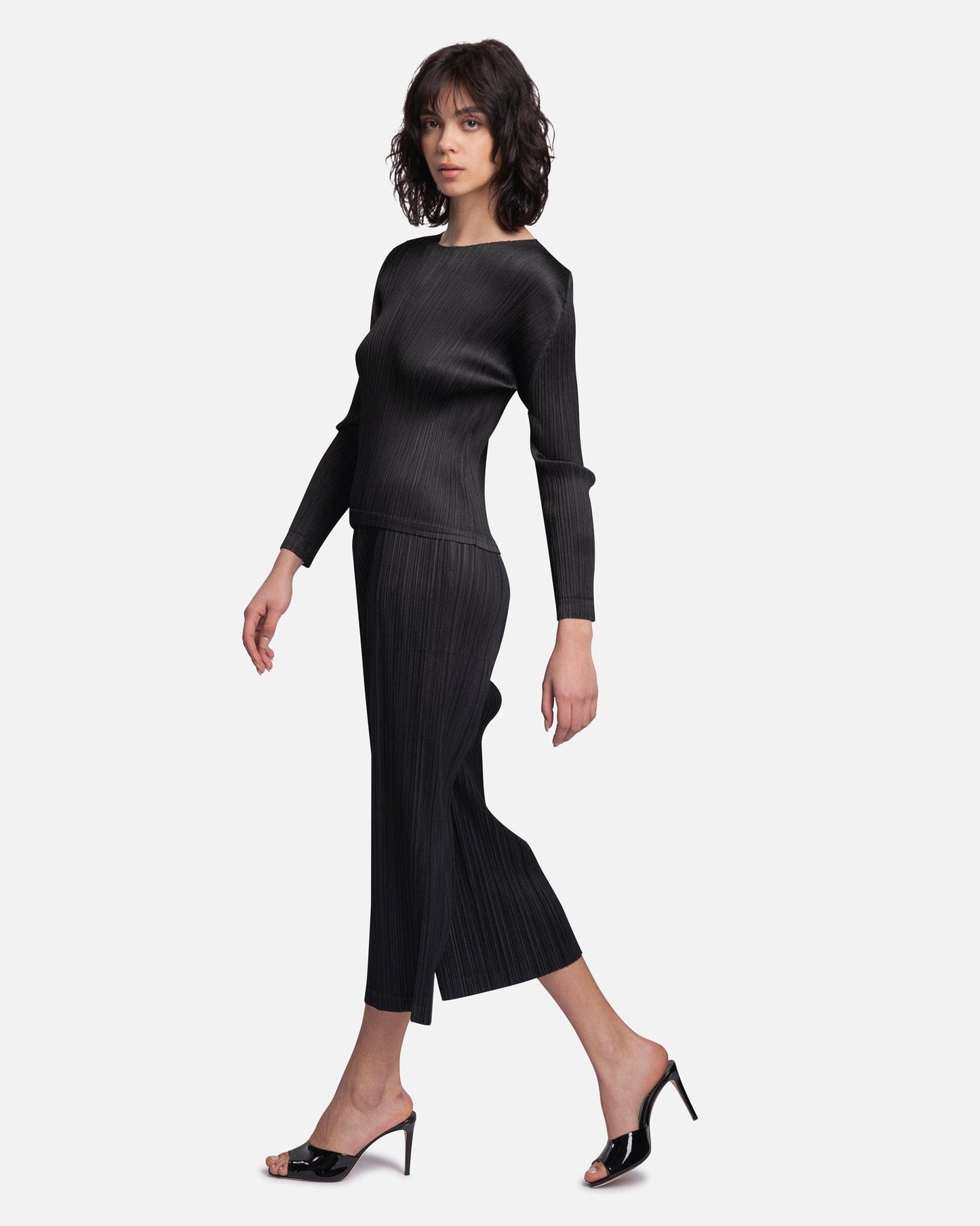 Pleats Please Issey Miyake Women Pants Thicker Bottoms 1 in Black