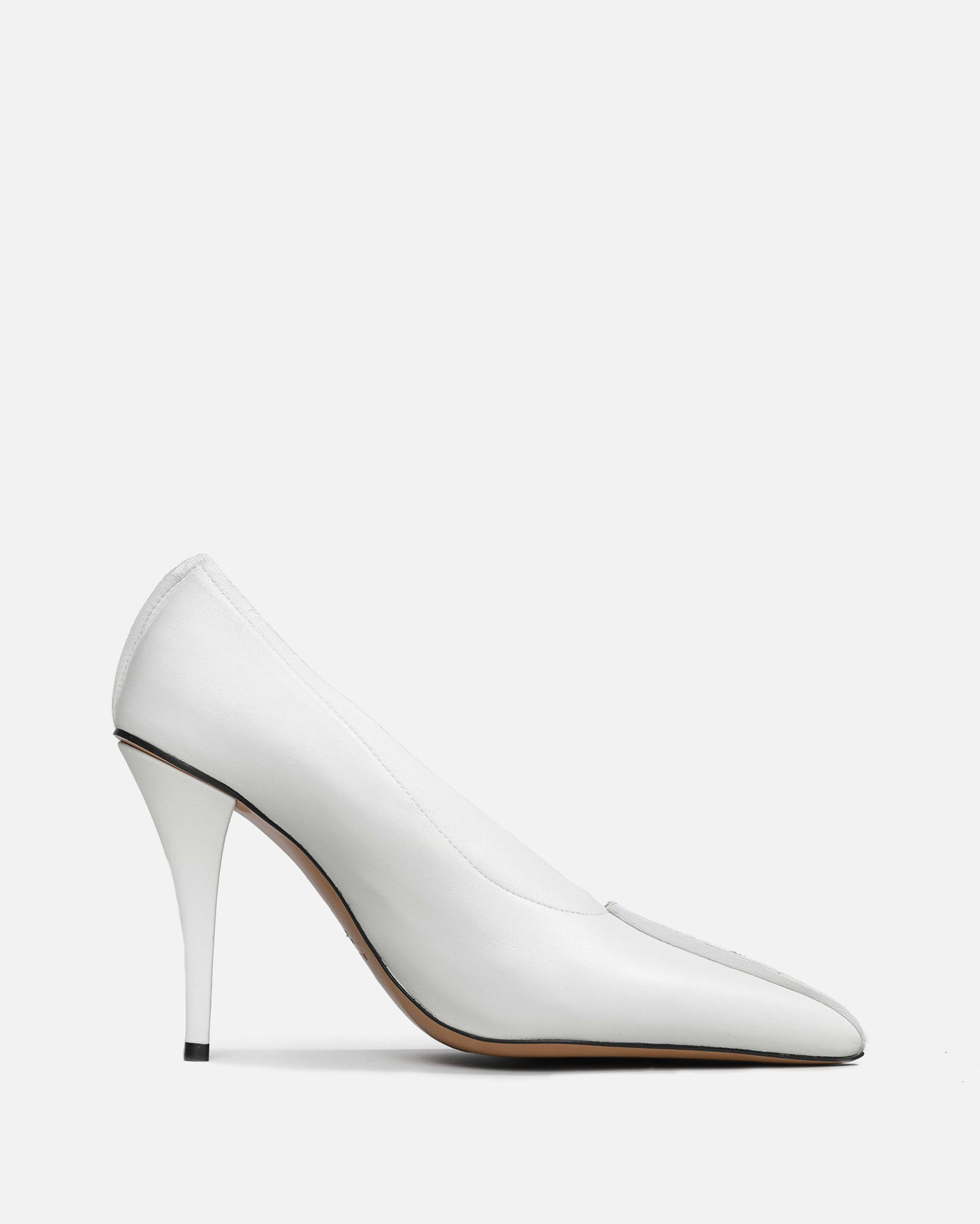 Marni Women Heels Two-Tone Pump in Off-White