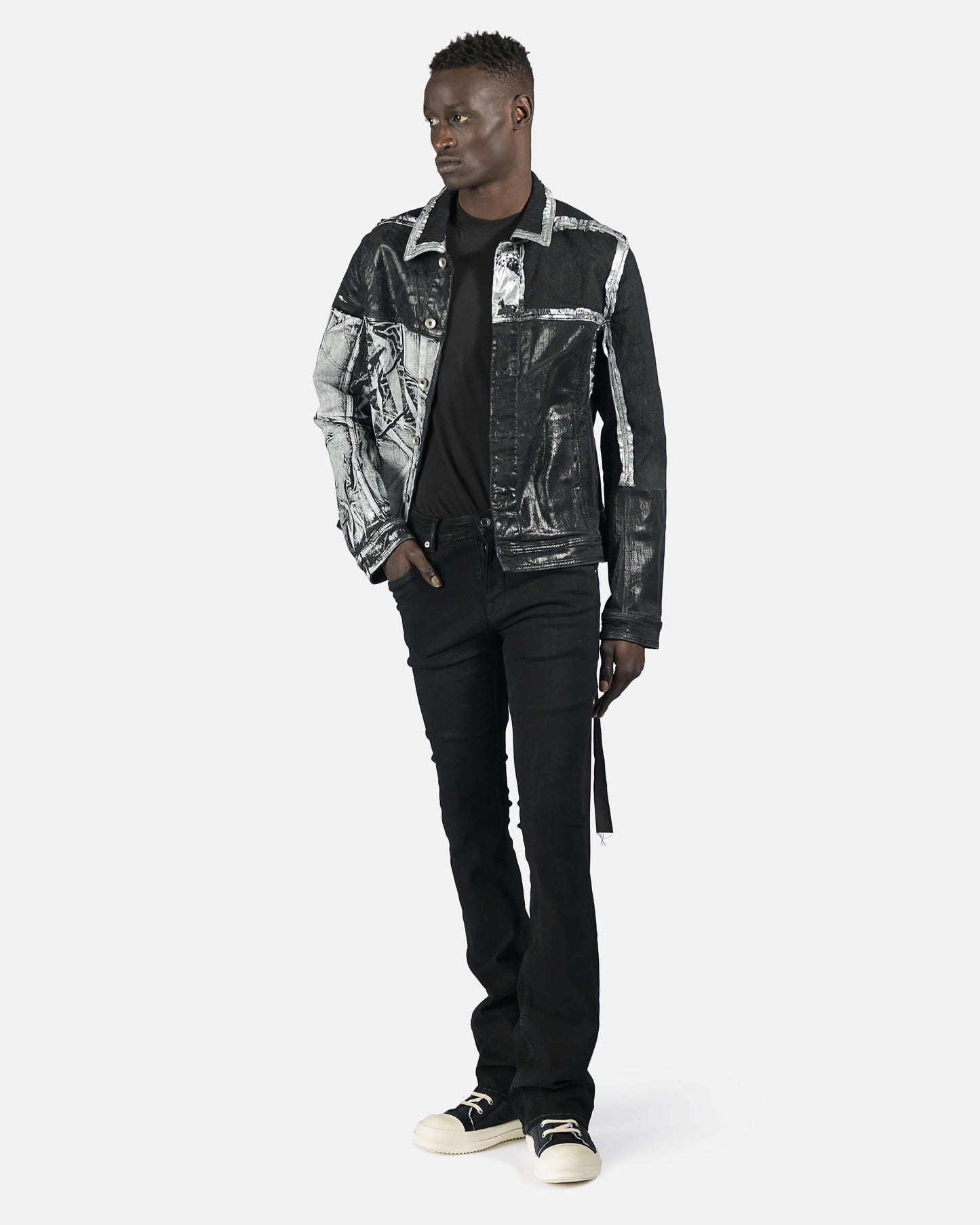 Rick Owens DRKSHDW Men's Jeans Tyrone Bootcut Denim in Black