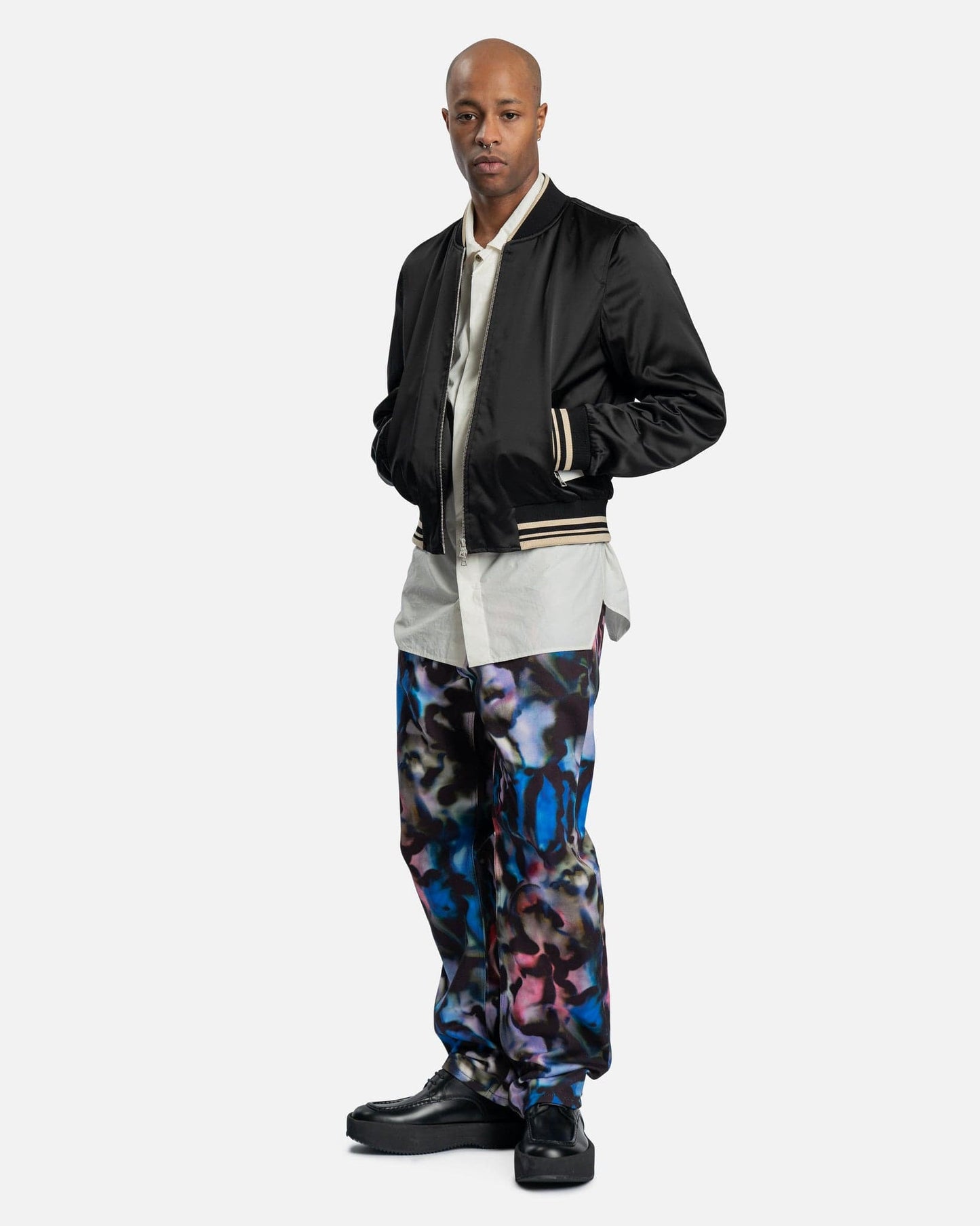 Dries Van Noten Men's Jackets Vaksel EMB Jacket in Black