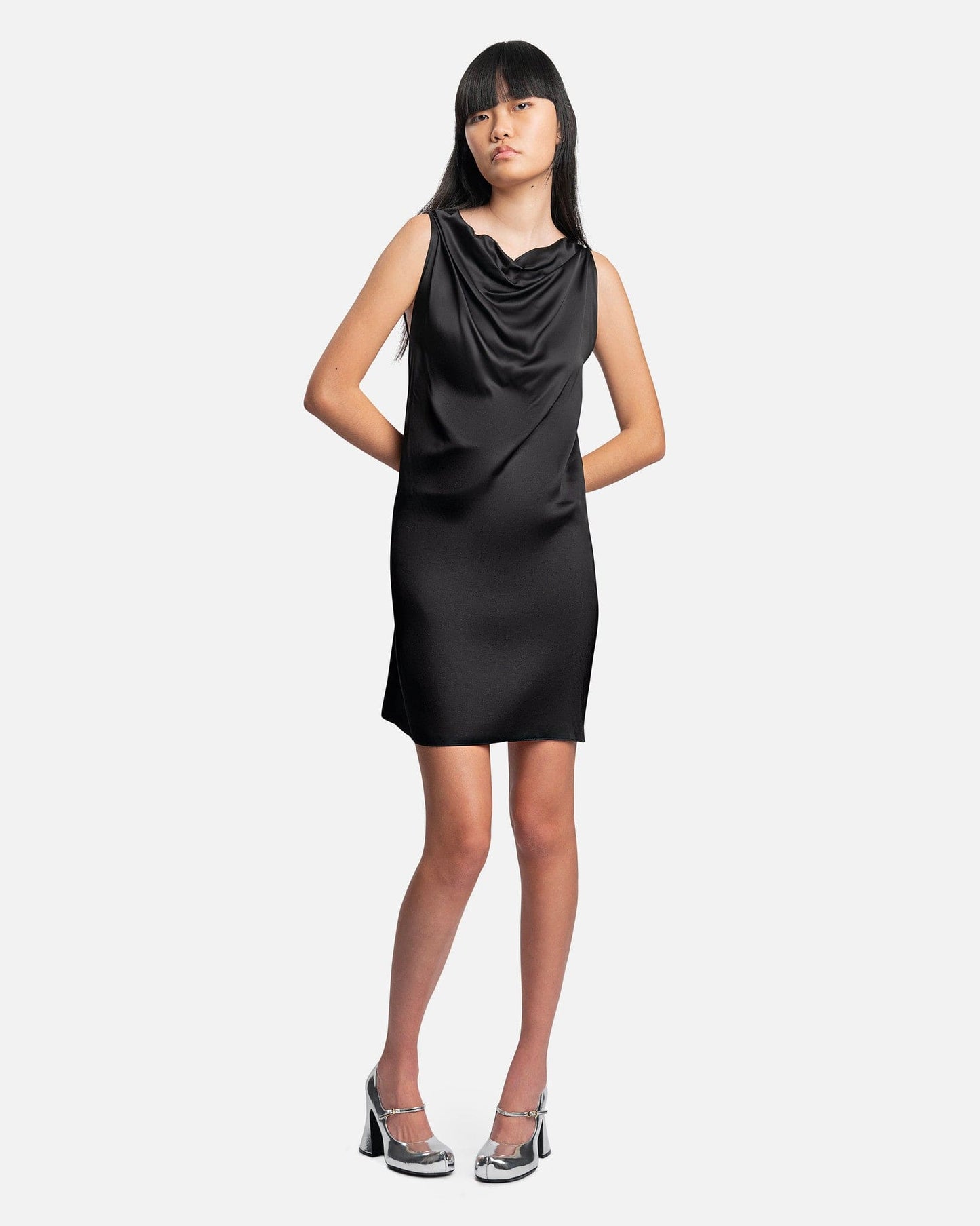MM6 Maison Margiela Women Dresses Viscose Dress in Black