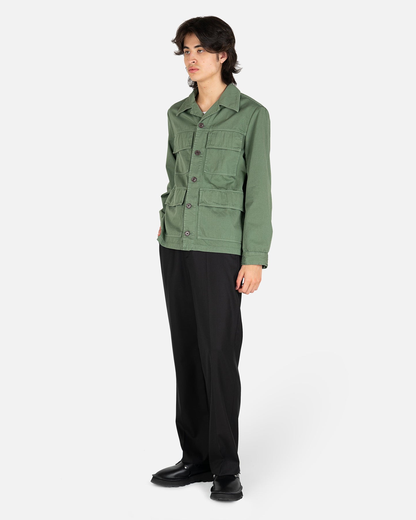 Dries Van Noten Men's Jackets Vormac in Khaki