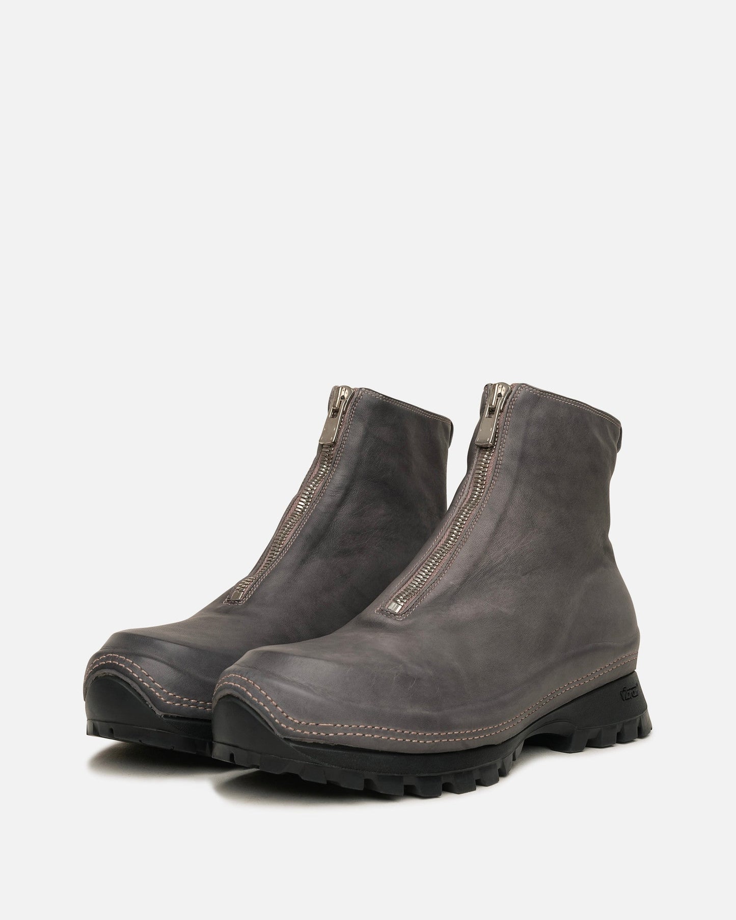 Guidi Men's Boots VS01 Full Grain Boot in Light Grey