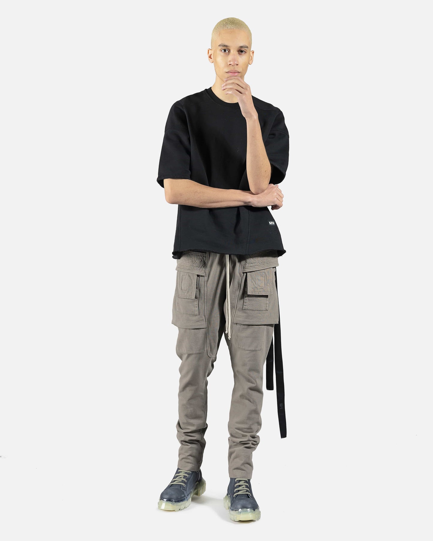 Rick Owens DRKSHDW Men's T-Shirts Walrus Tee in Black