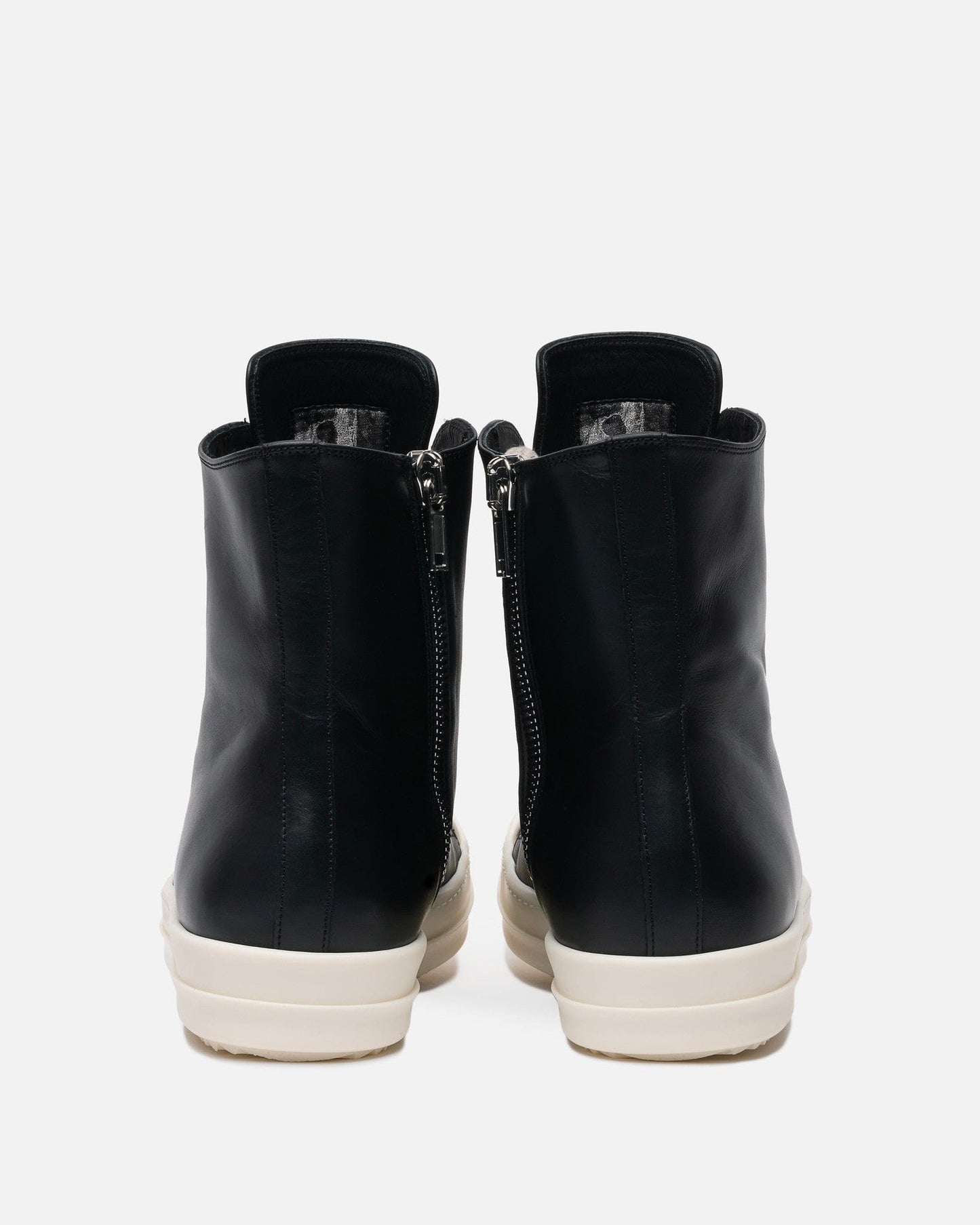 Rick Owens Men's Sneakers Wide Lace Ramones in Black/Milk