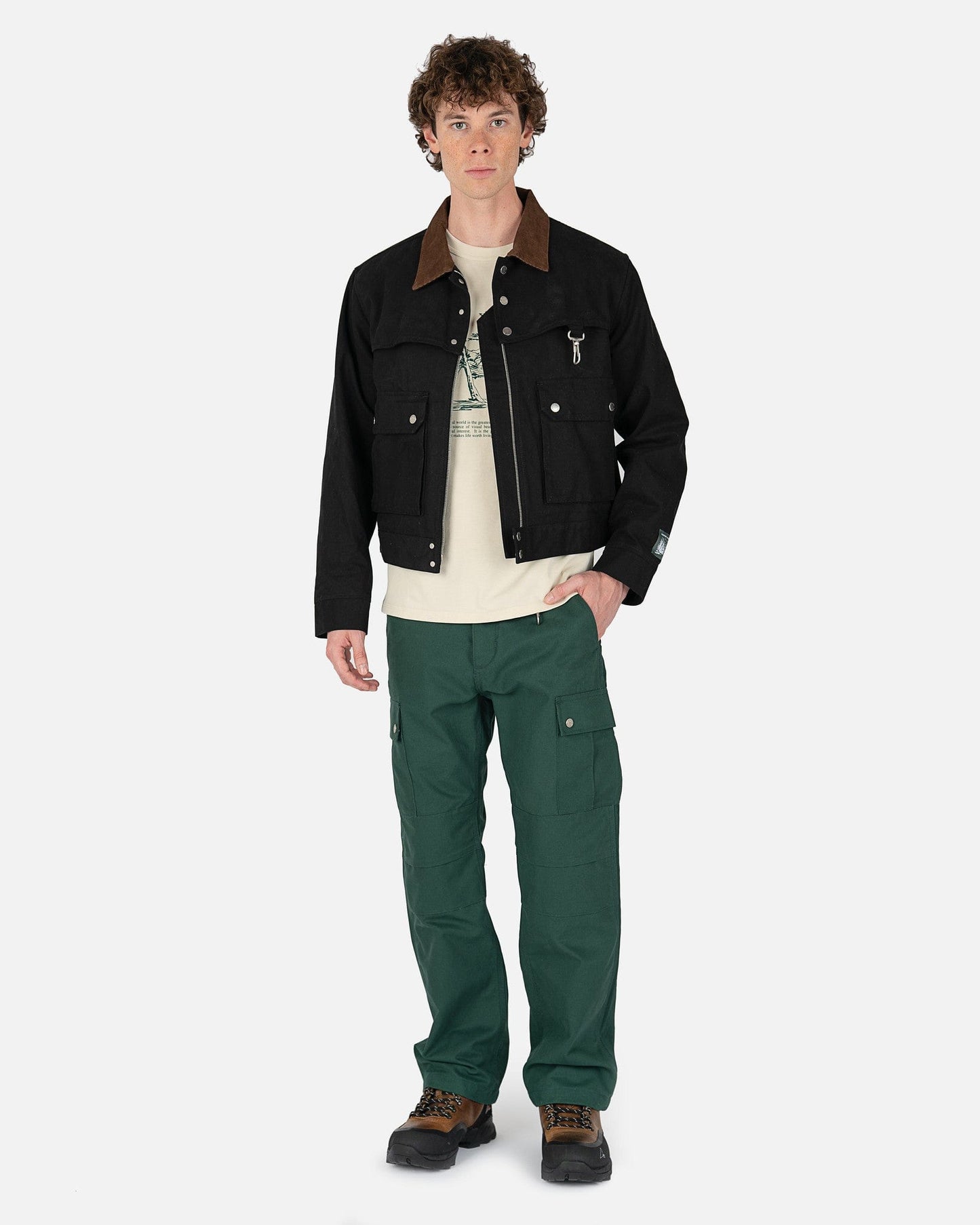 Reese Cooper Men's T-Shirts Windswept T-Shirt in Vintage White